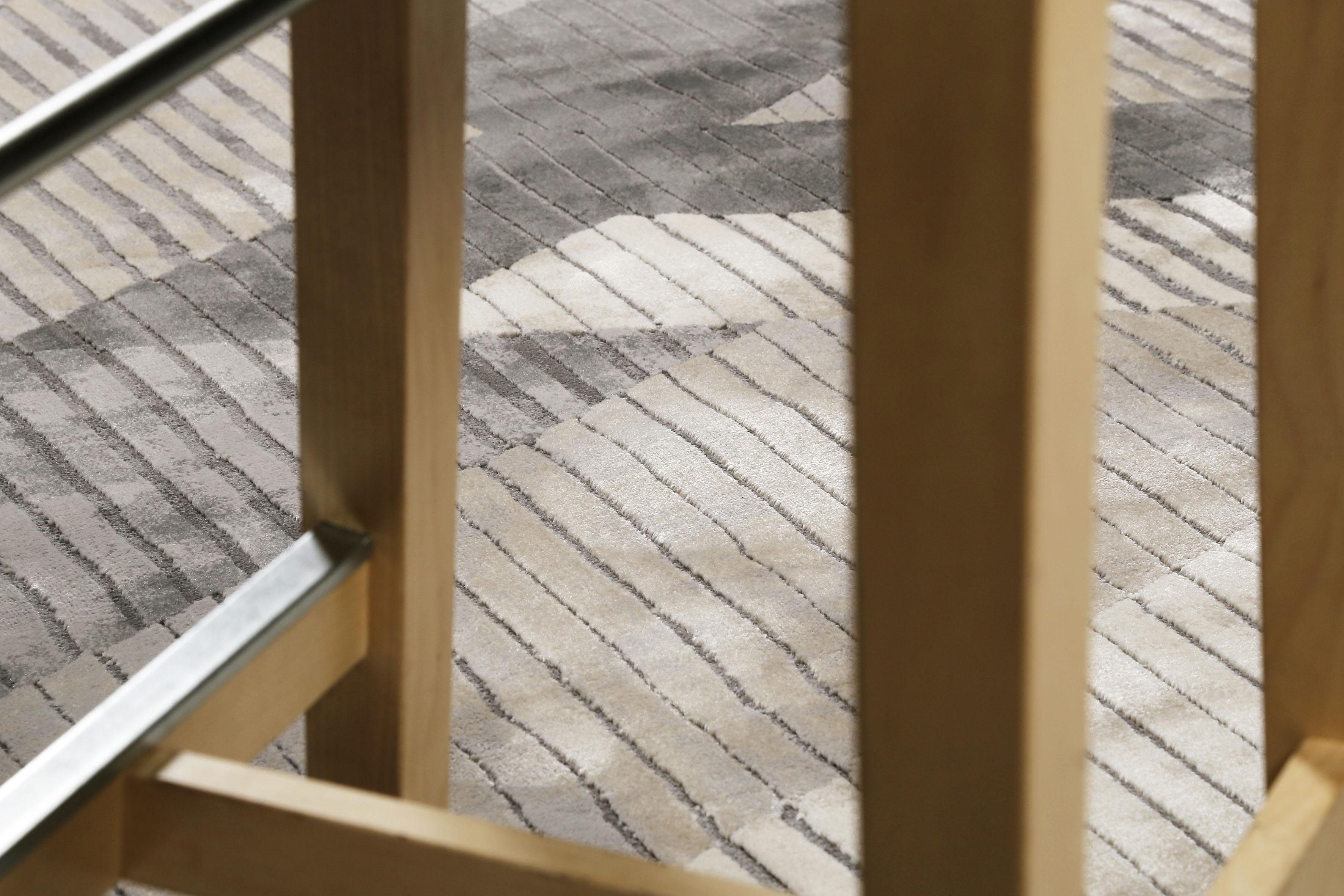 Esprit Vloerkleed Tamo Korte pool, reliëfstructuur, woonkamer