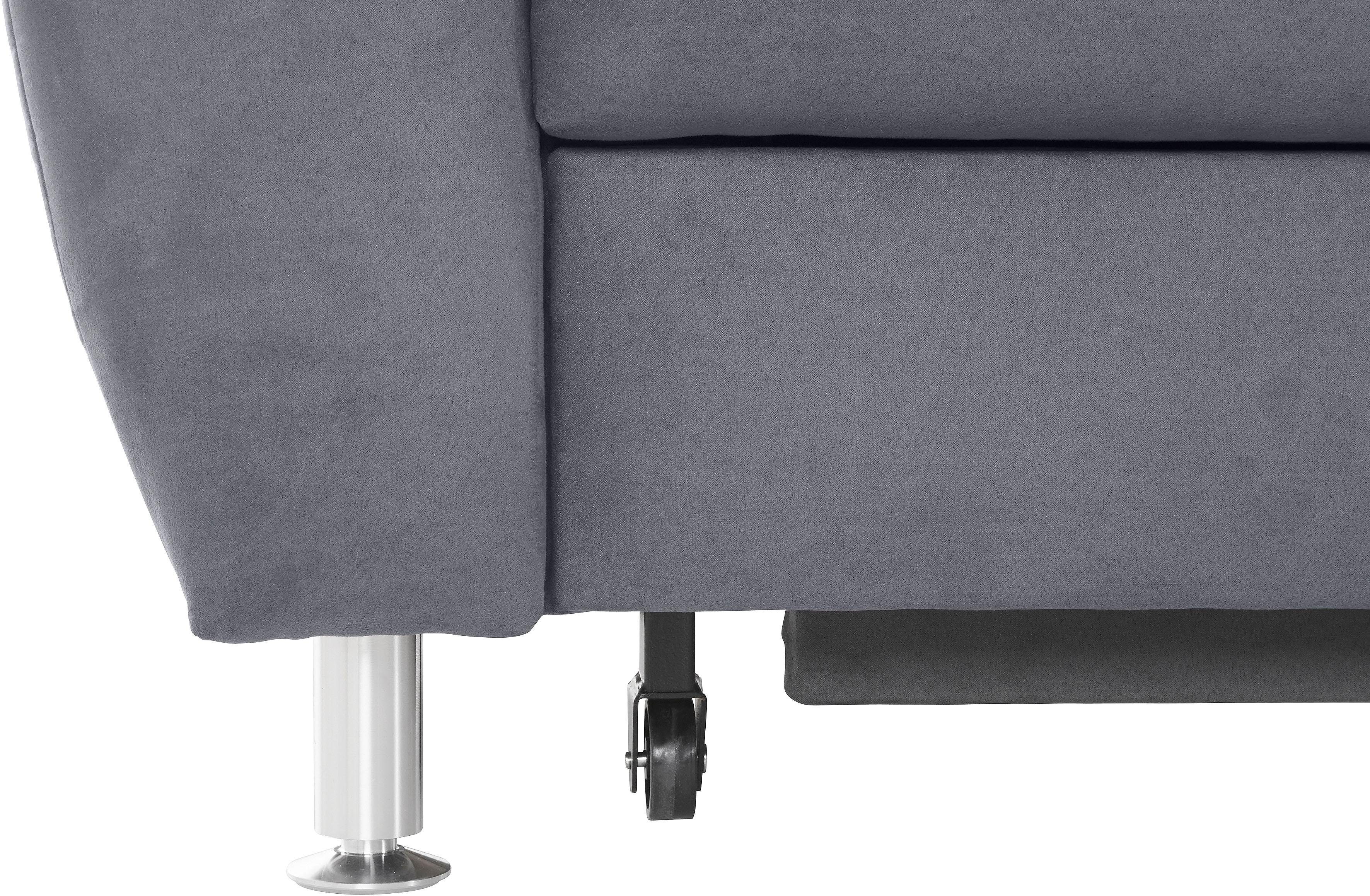 Places of Style Hoekbank Cardoso L-vorm Binnenvering, naar keuze met bed, lade
