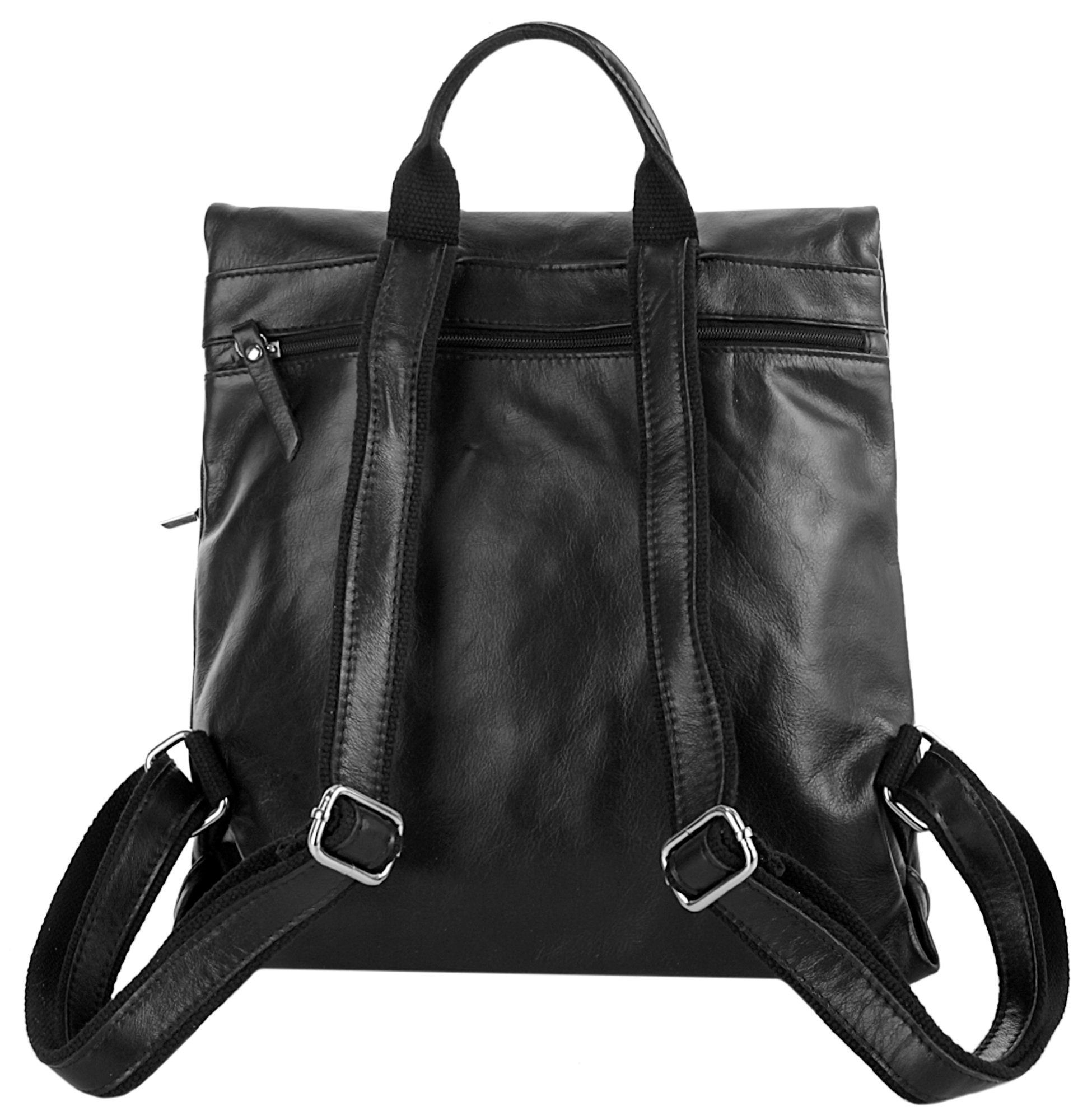 Cluty Rugzak echt leer, made in italy