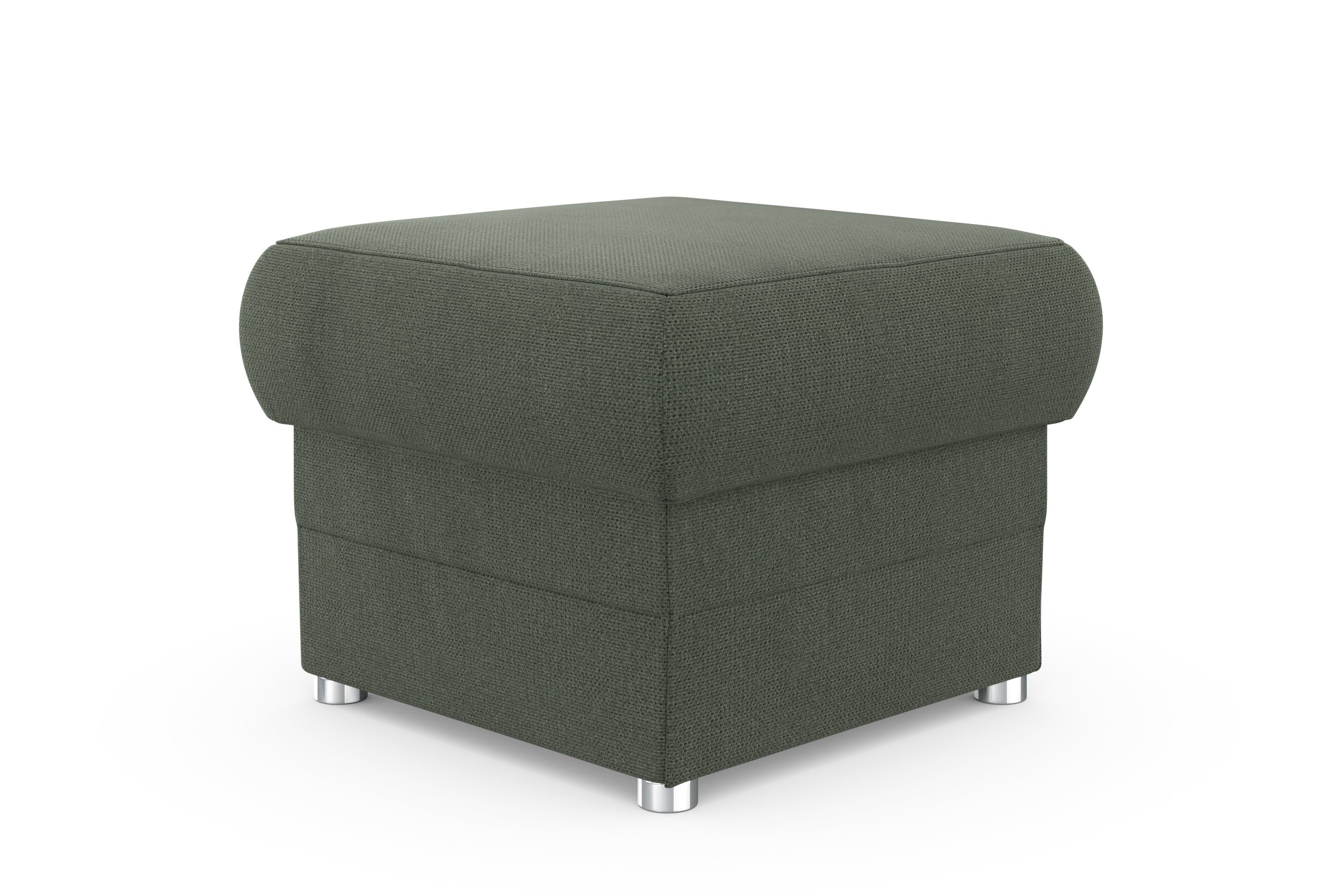 DOMO collection Hocker Pina, compact en comfortabel Bijpassende voetenbank/poef bij de serie