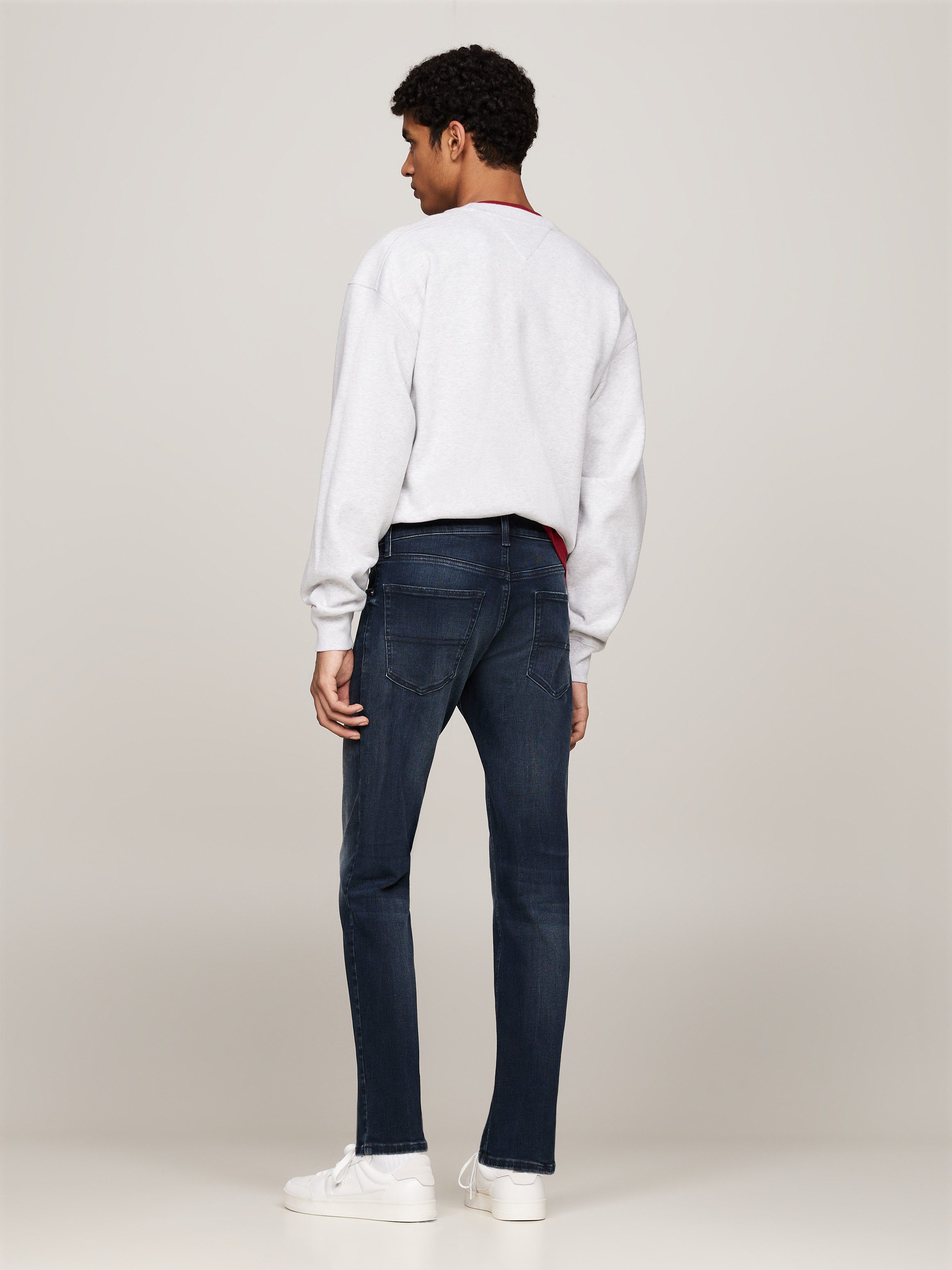 TOMMY JEANS Slim fit jeans SCANTON SLIM met gestempeld logo