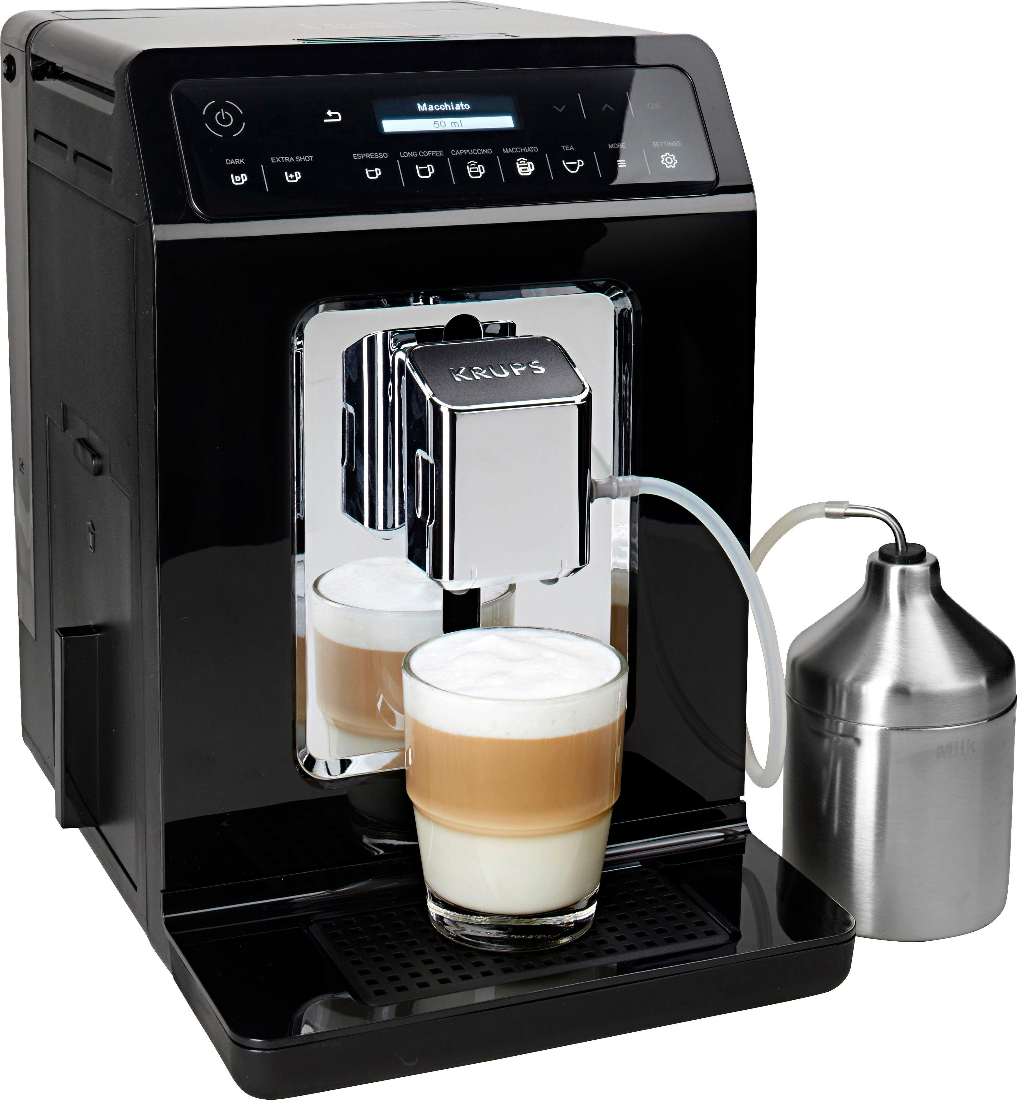 Krups Volautomatisch koffiezetapparaat EA8918 Evidence, OLED-display, 12 koffie- en 3 theevariaties, 2-kopjesfunctie