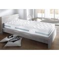 breckle comfortschuimmatras magie 2500 matras met 3d-massagecontour hoogte 25 cm wit