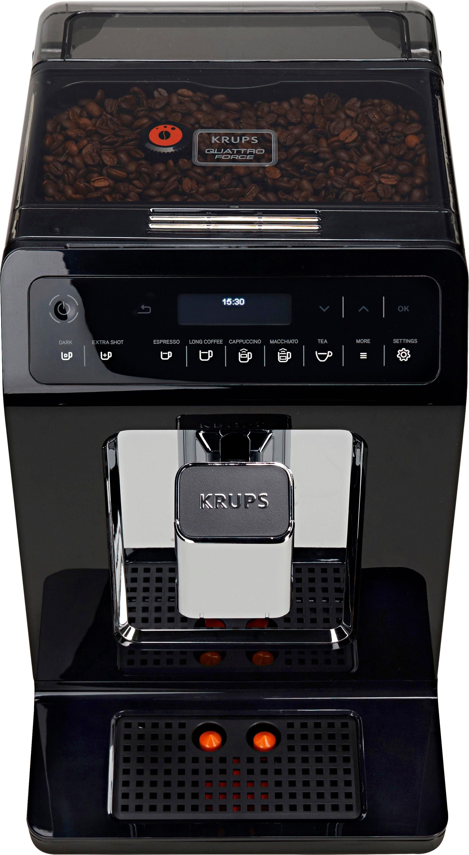 Krups Volautomatisch koffiezetapparaat EA8918 Evidence, OLED-display, 12 koffie- en 3 theevariaties, 2-kopjesfunctie