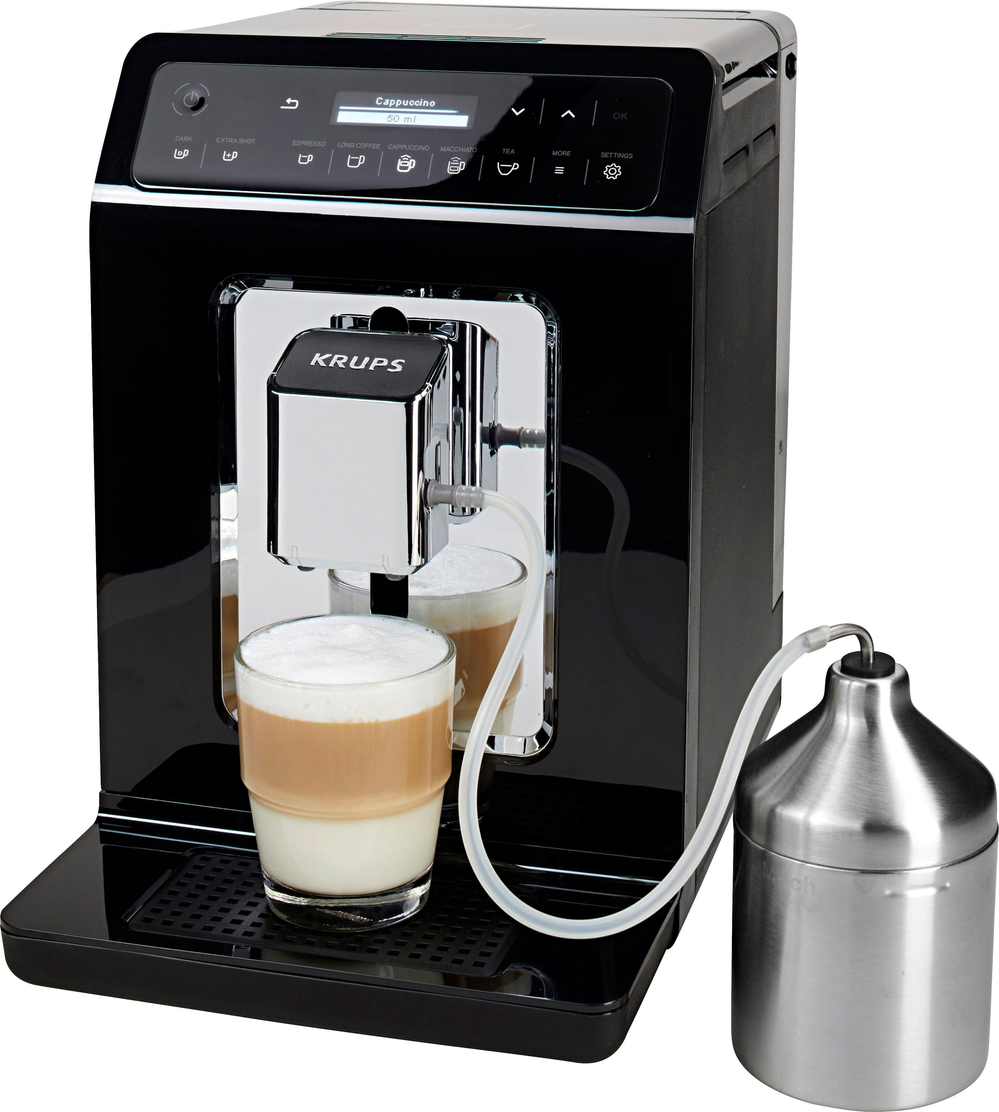 Krups Volautomatisch koffiezetapparaat EA8918 Evidence, OLED-display, 12 koffie- en 3 theevariaties, 2-kopjesfunctie
