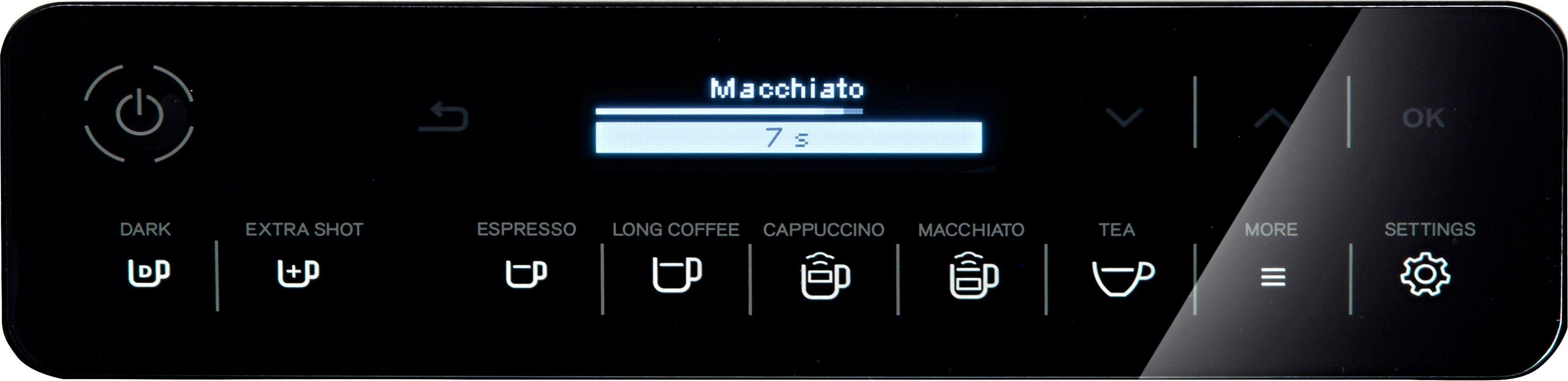 Krups Volautomatisch koffiezetapparaat EA8918 Evidence, OLED-display, 12 koffie- en 3 theevariaties, 2-kopjesfunctie