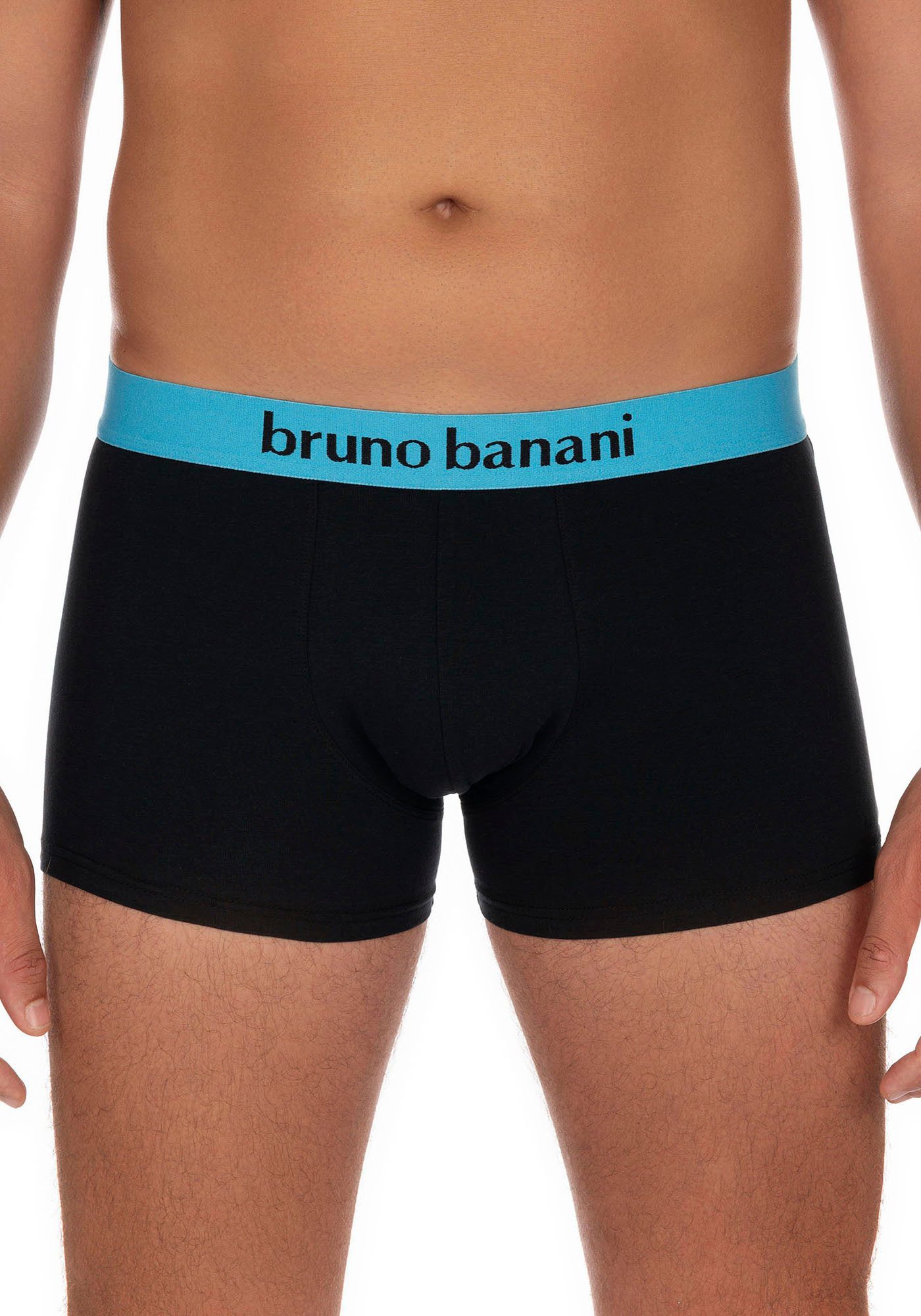 Bruno Banani Boxershort met contrasterend logo-tailleband (2 stuks, Set van 2)