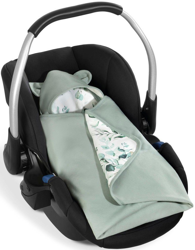 Hauck Babydeken Baby Inslapdeken, Snuggle N Dream bladeren Mint/groen