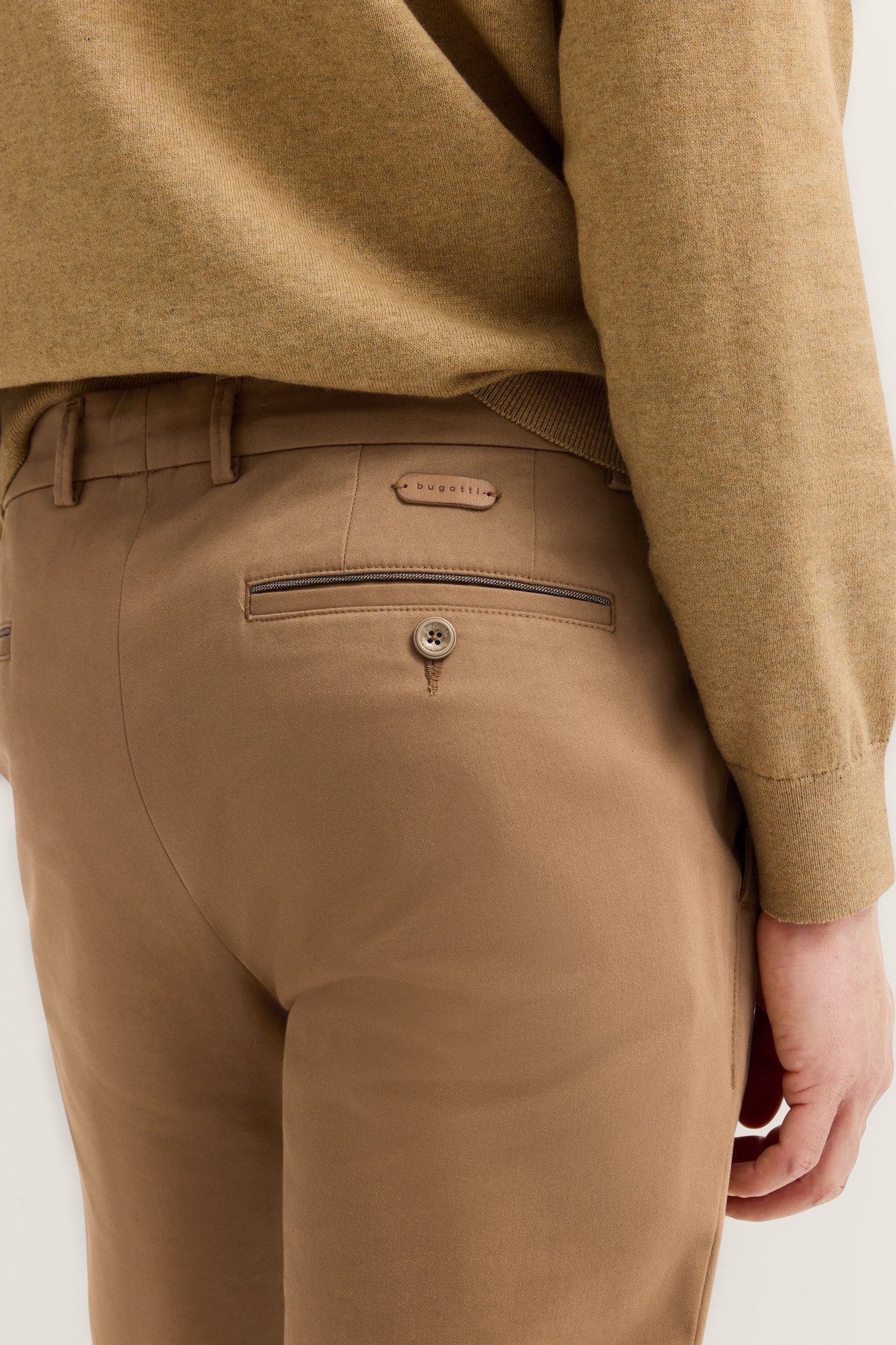 Bugatti Chino MODERN FIT met luxury power stretch