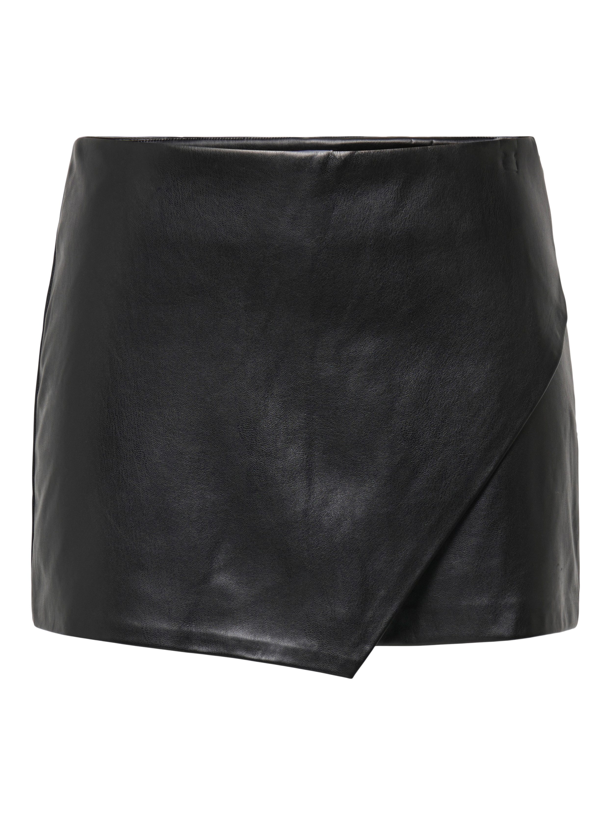Only Broekrok ONLMIST-AMILI MW FAUX LEATH SKORT PNT