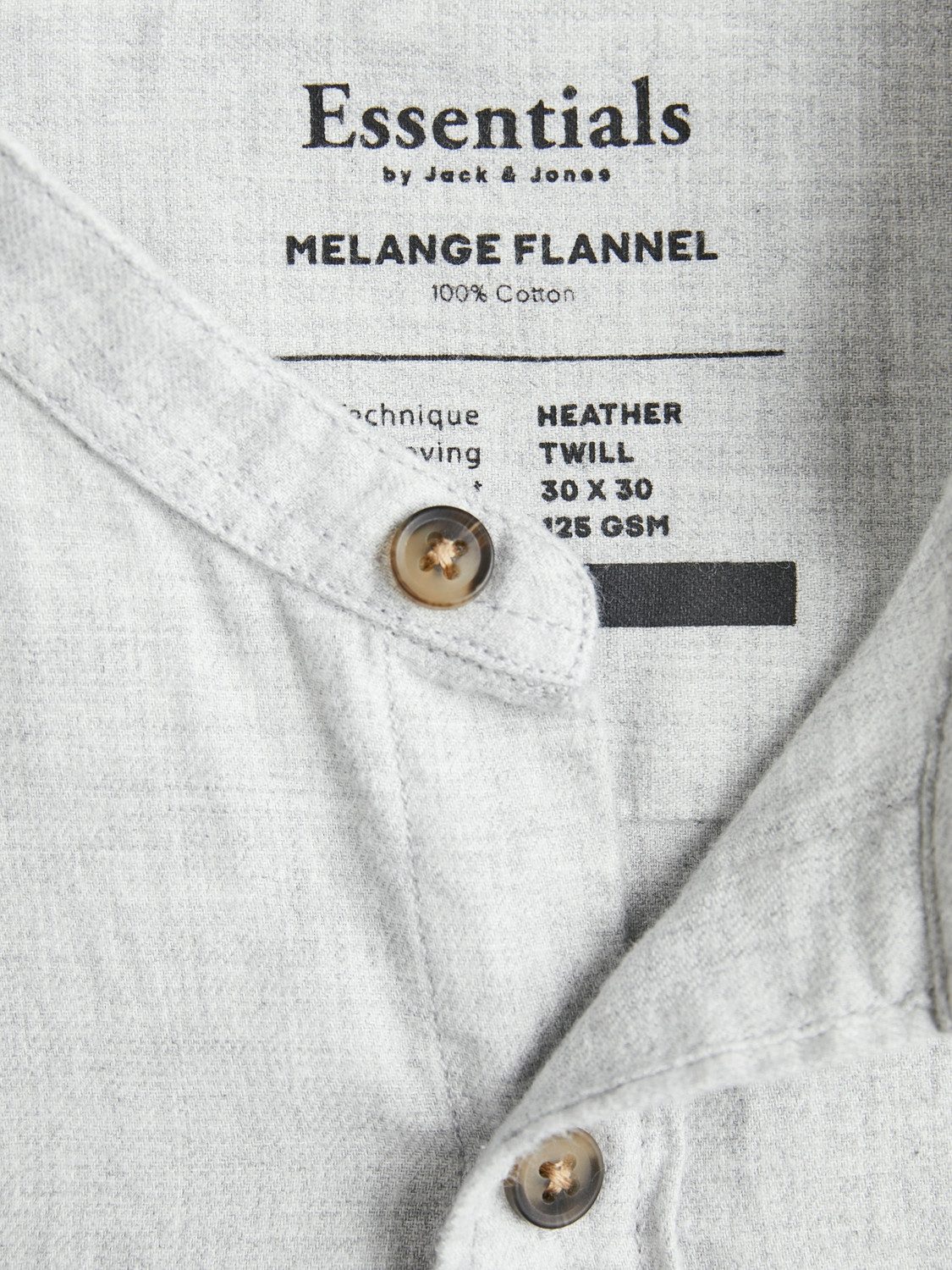 Jack & Jones Overhemd met lange mouwen JJEBAND MELANGE SHIRT LS SN