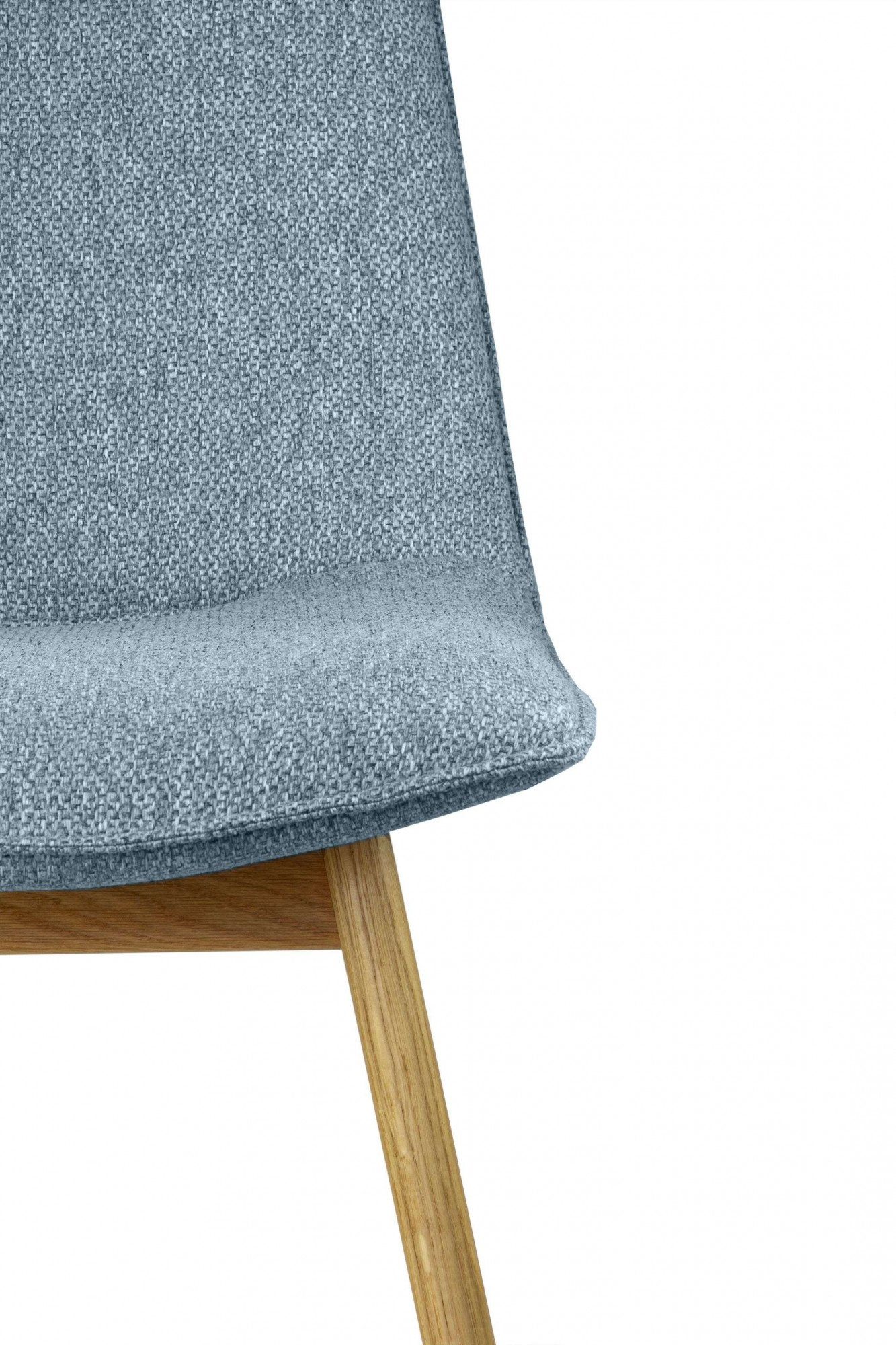 andas Eetkamerstoel Ramon met massief houten poten, verschillende stoffen (set, 2 stuks)