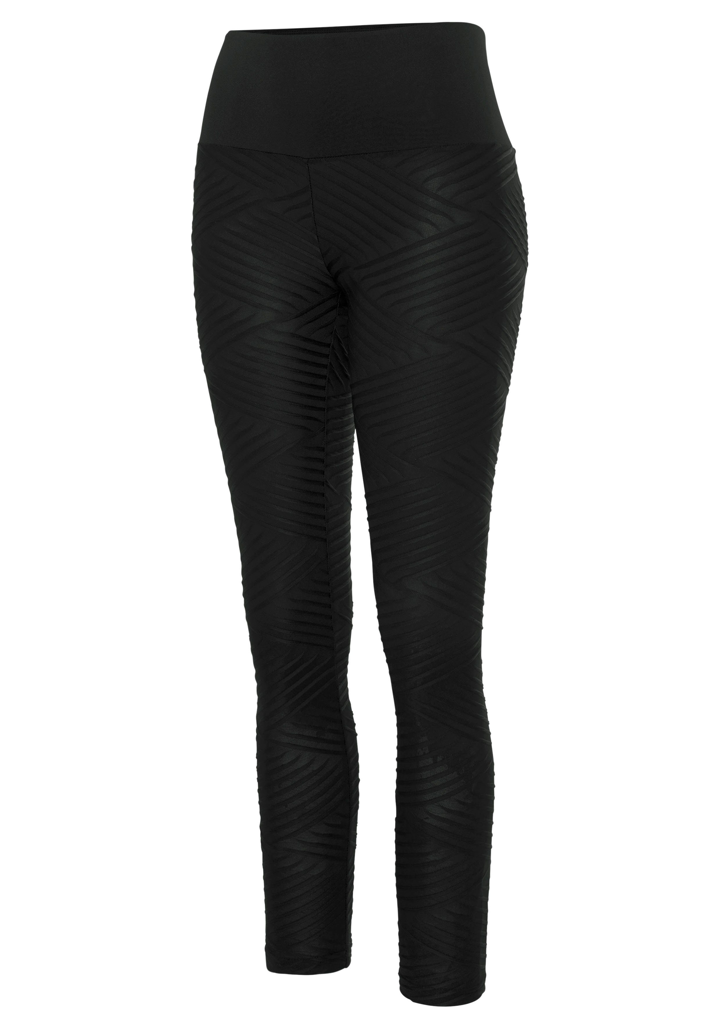 active by Lascana Legging -Sportleggings Sportleggings met 3D-structuur