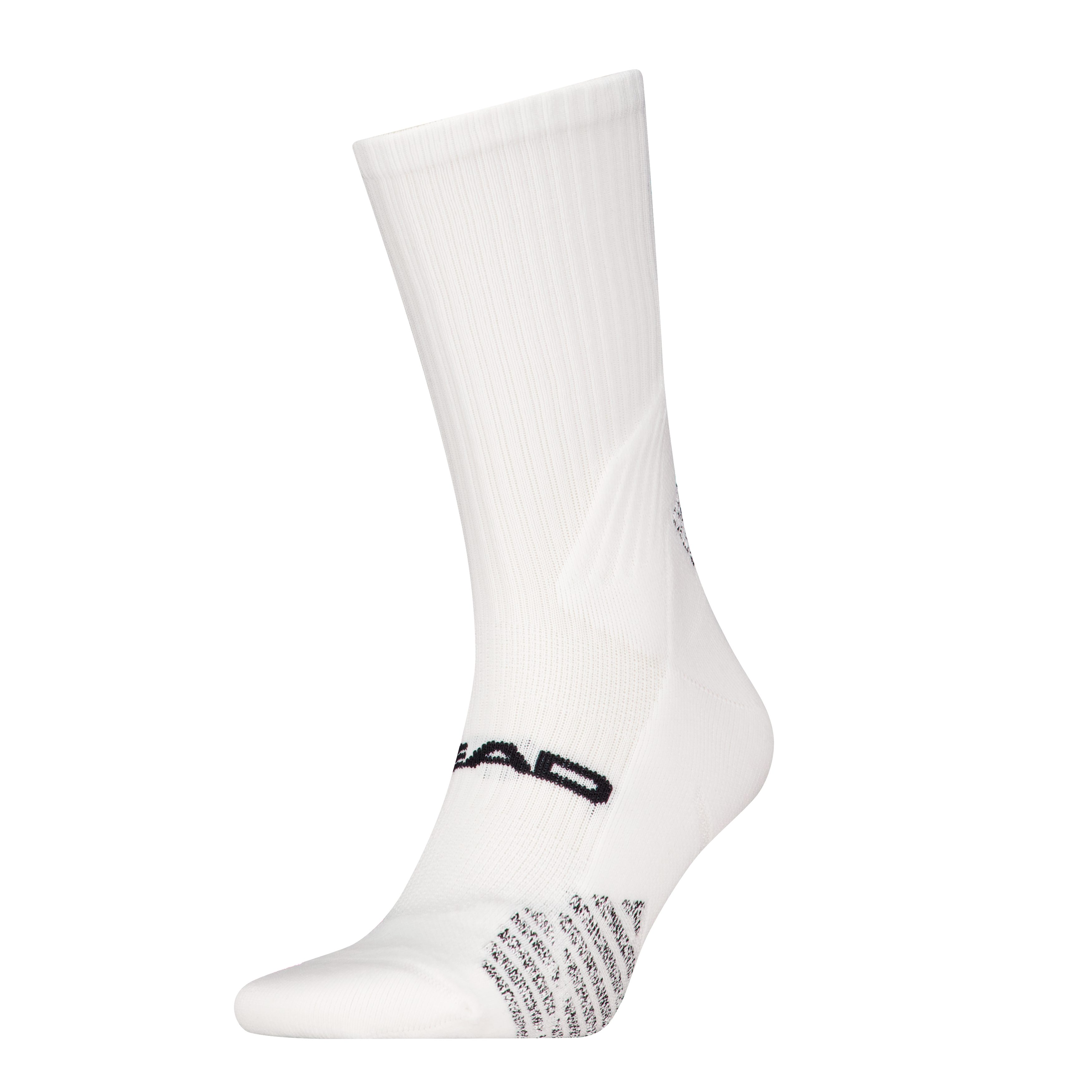 Head Sokken HEAD PADEL CREW 1P Anatomisch gevormd voetbed heren sokken maat 39-42 wit