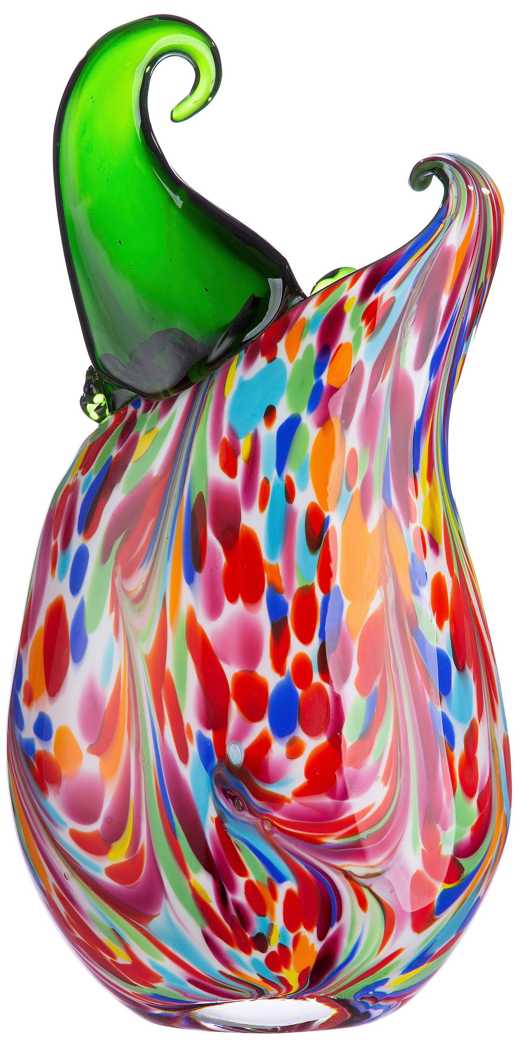 Casablanca by Gilde Tafelvaas Venito, decoratieve vaas van doorzichtig glas, hoogte ca. 35 cm (1 stuk)