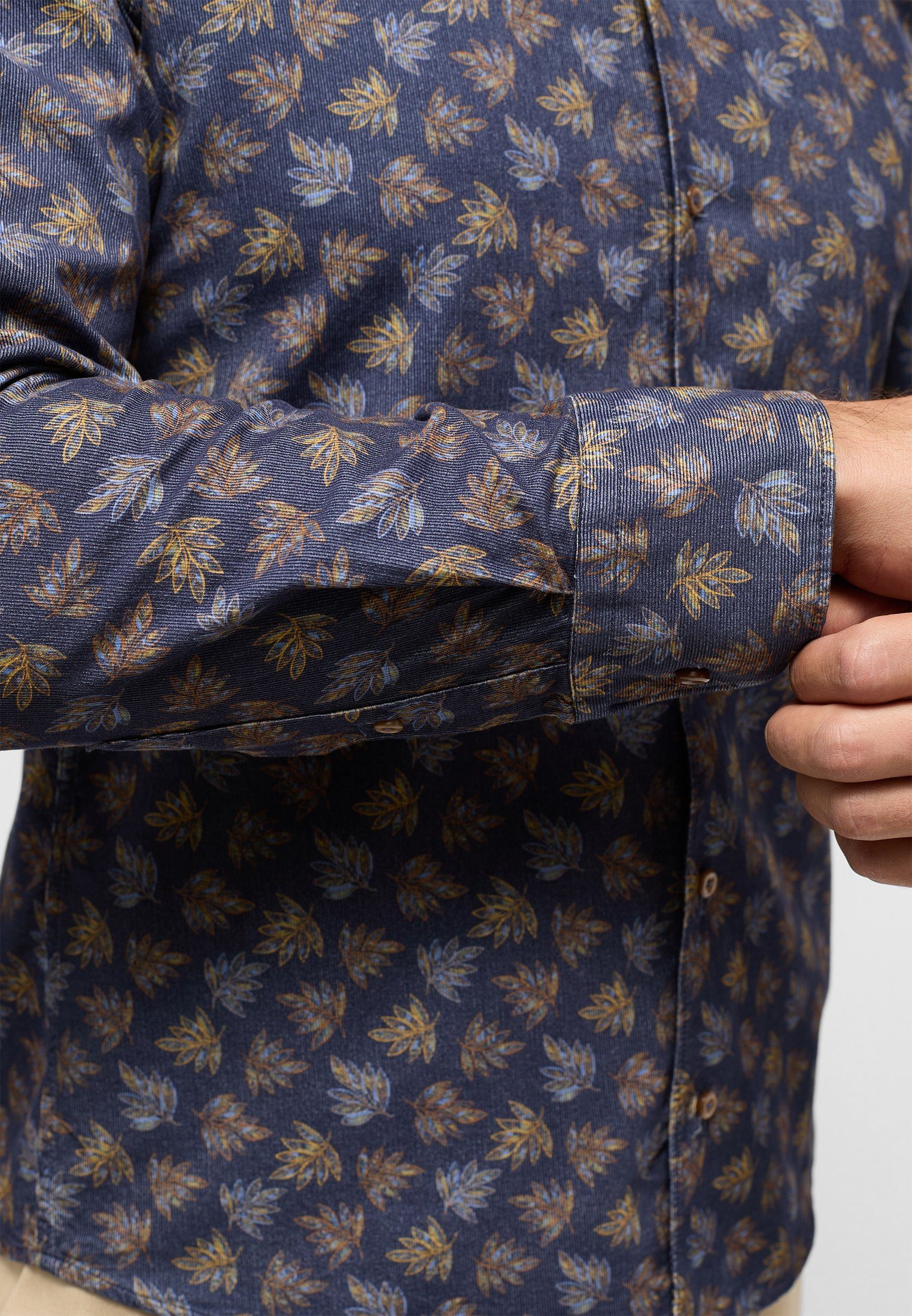 Eterna Overhemd met lange mouwen Slim fit
