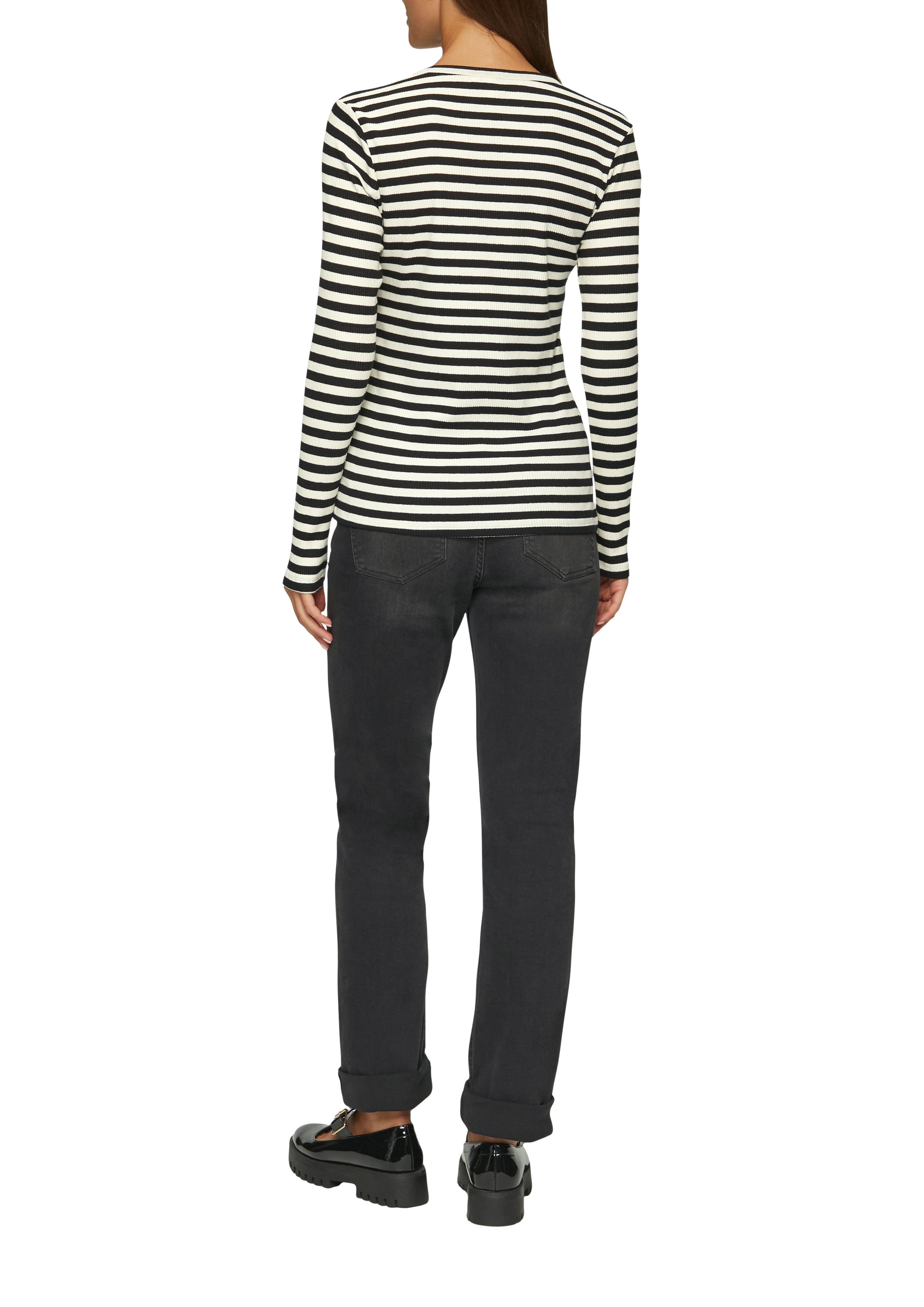 Q S designed by Shirt met lange mouwen