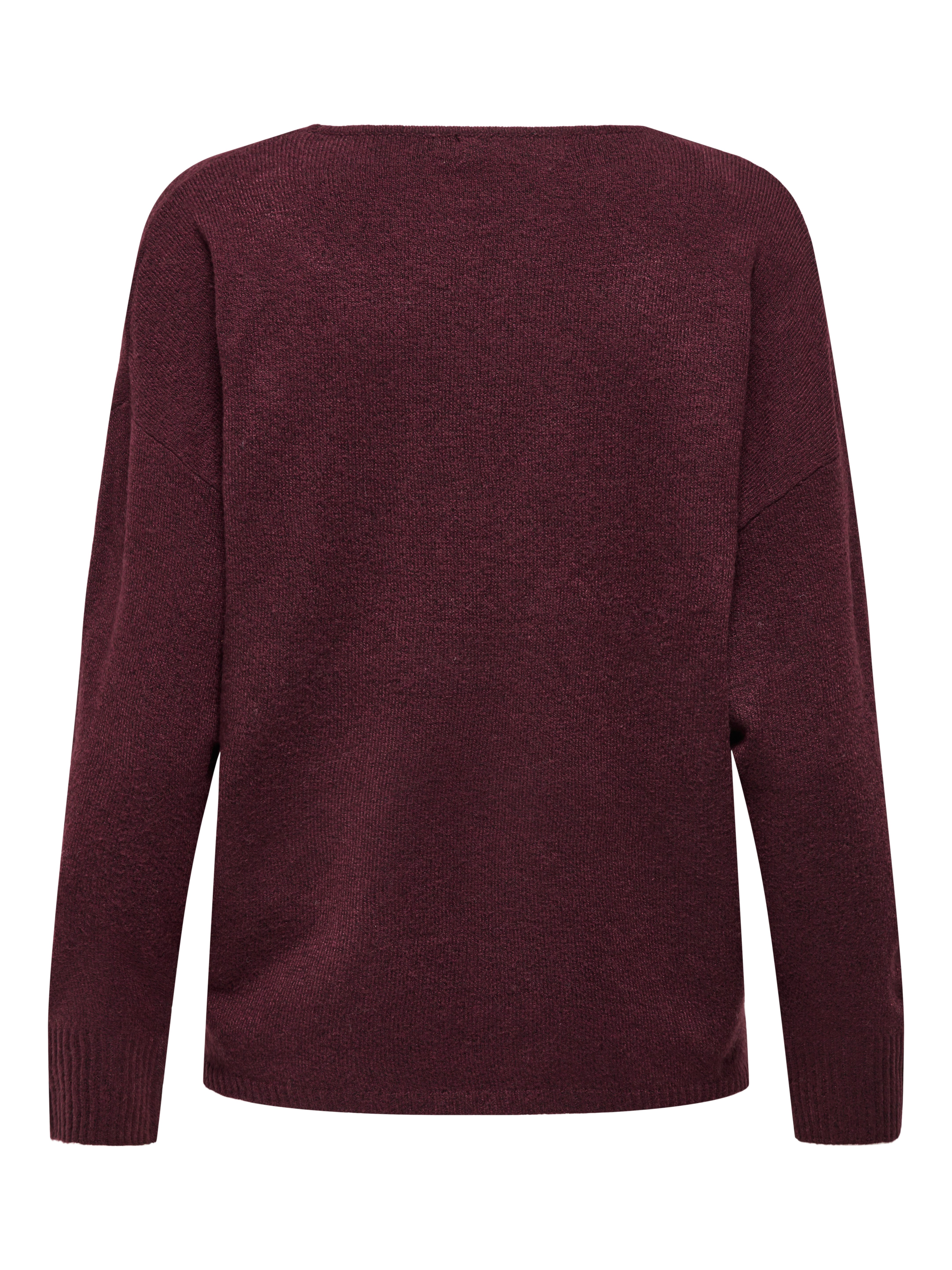 Only Trui met V-hals ONLRICA LIFE L/S V-NECK PULLO KNT NOOS