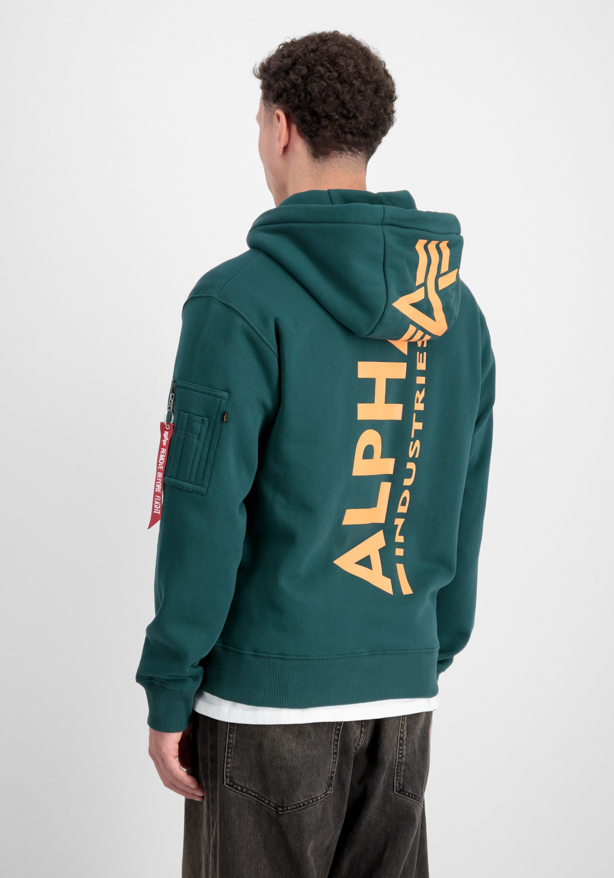 Alpha Industries Hoodie Alpha Industries Men - Hoodies Back Print Zip Hoodie