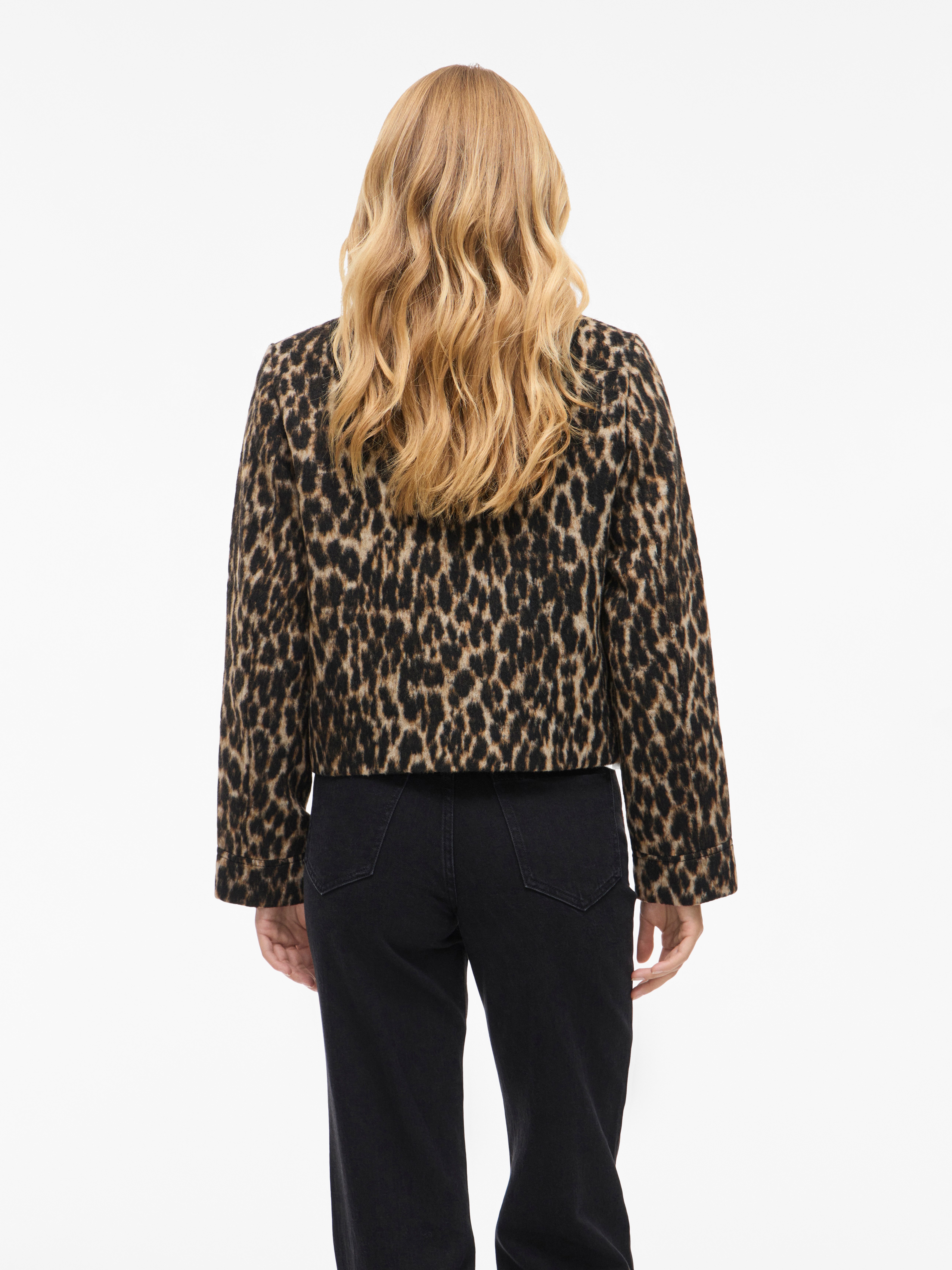 Vila Gewatteerde jas VISIMBA L/S SHORT JACKET