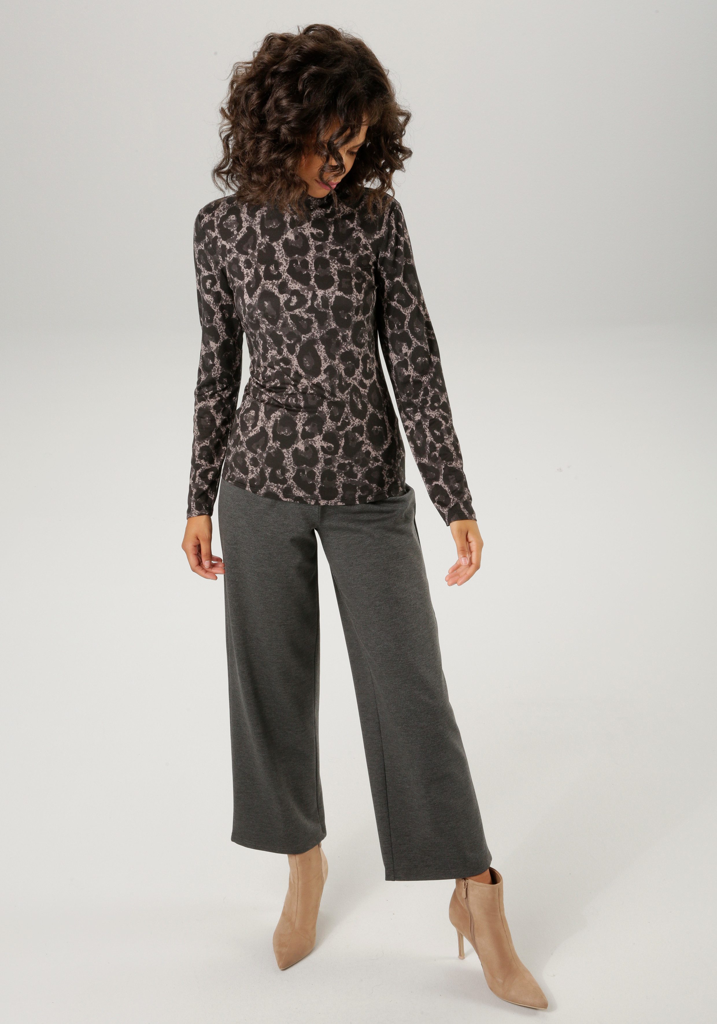 Aniston CASUAL Comfortbroek in subtiele streepdesign