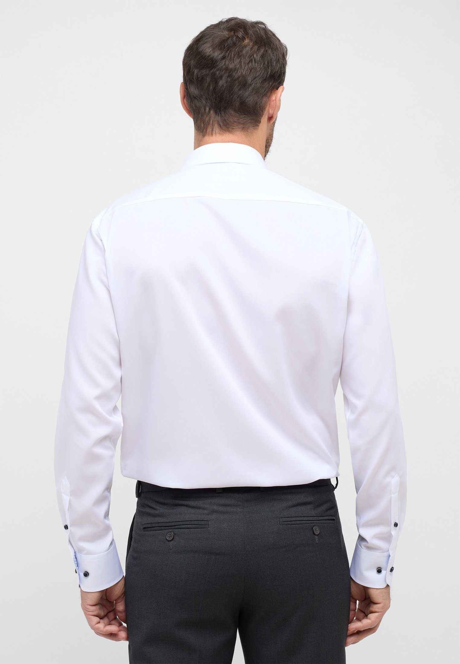 Eterna Overhemd met lange mouwen Comfort fit NON IRON (strijkvrij)