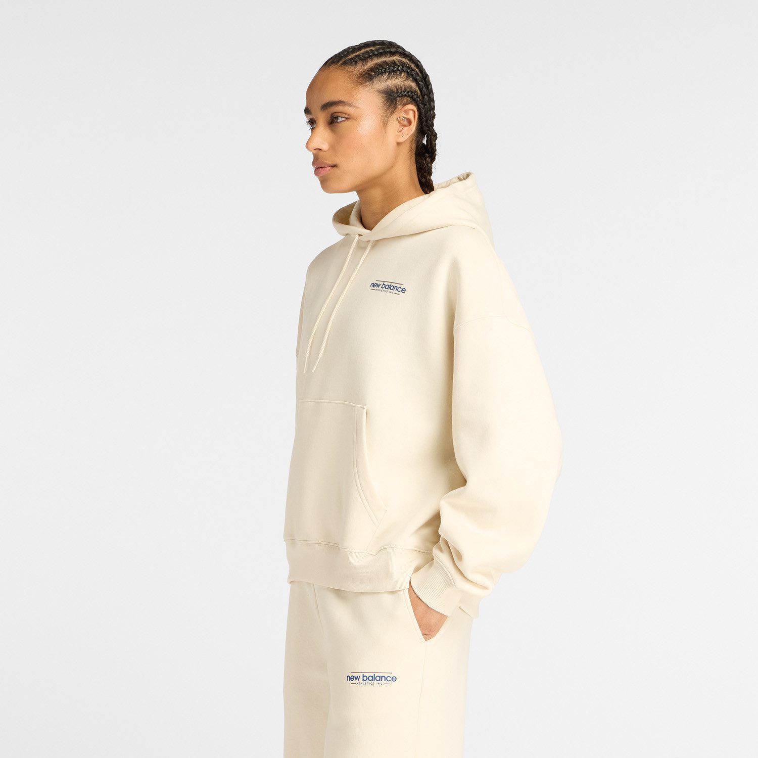 New Balance Hoodie Reimagined Fleece Oversized Hoodie