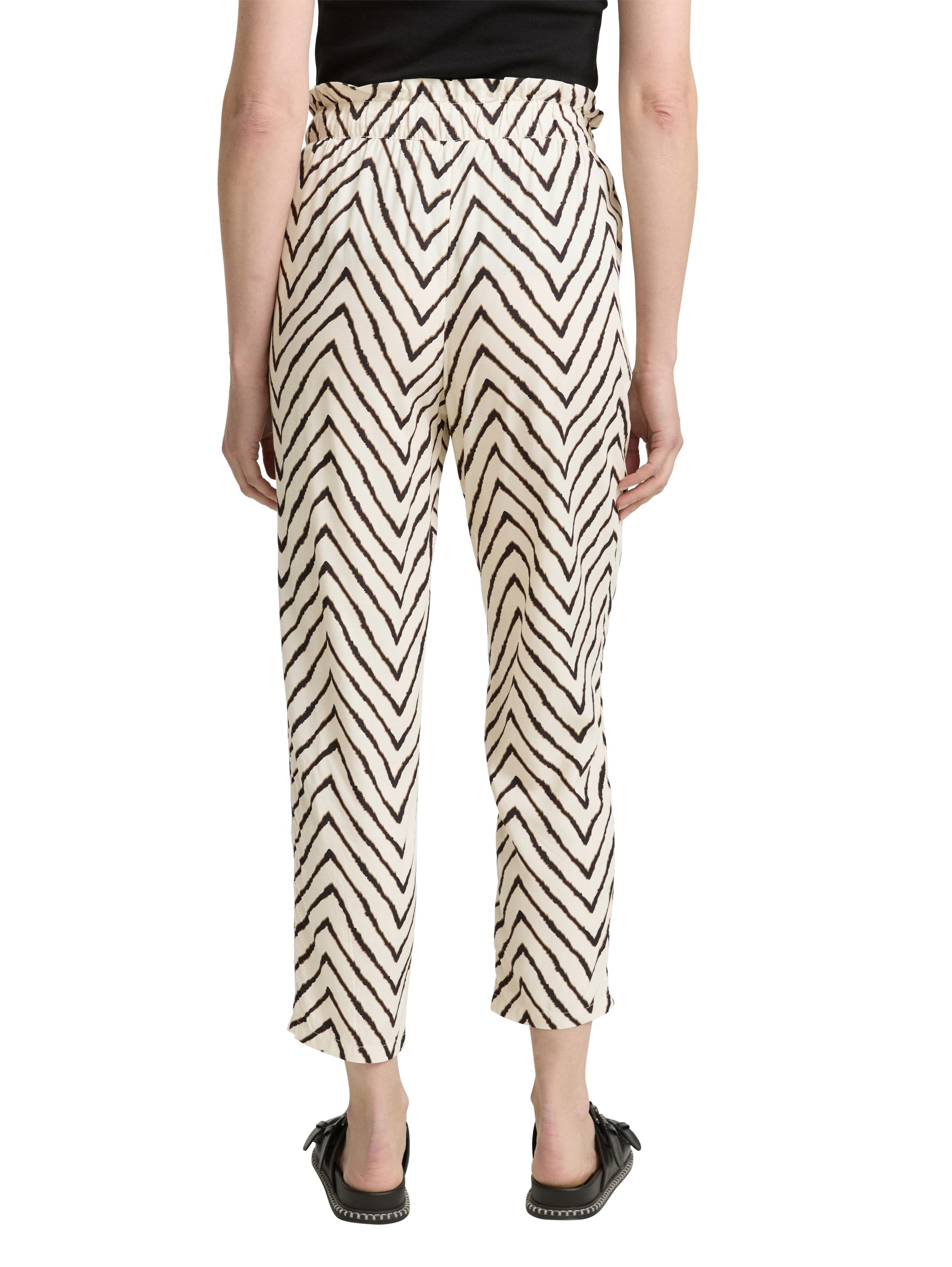 Tom Tailor Stoffen broek met een bindceintuur