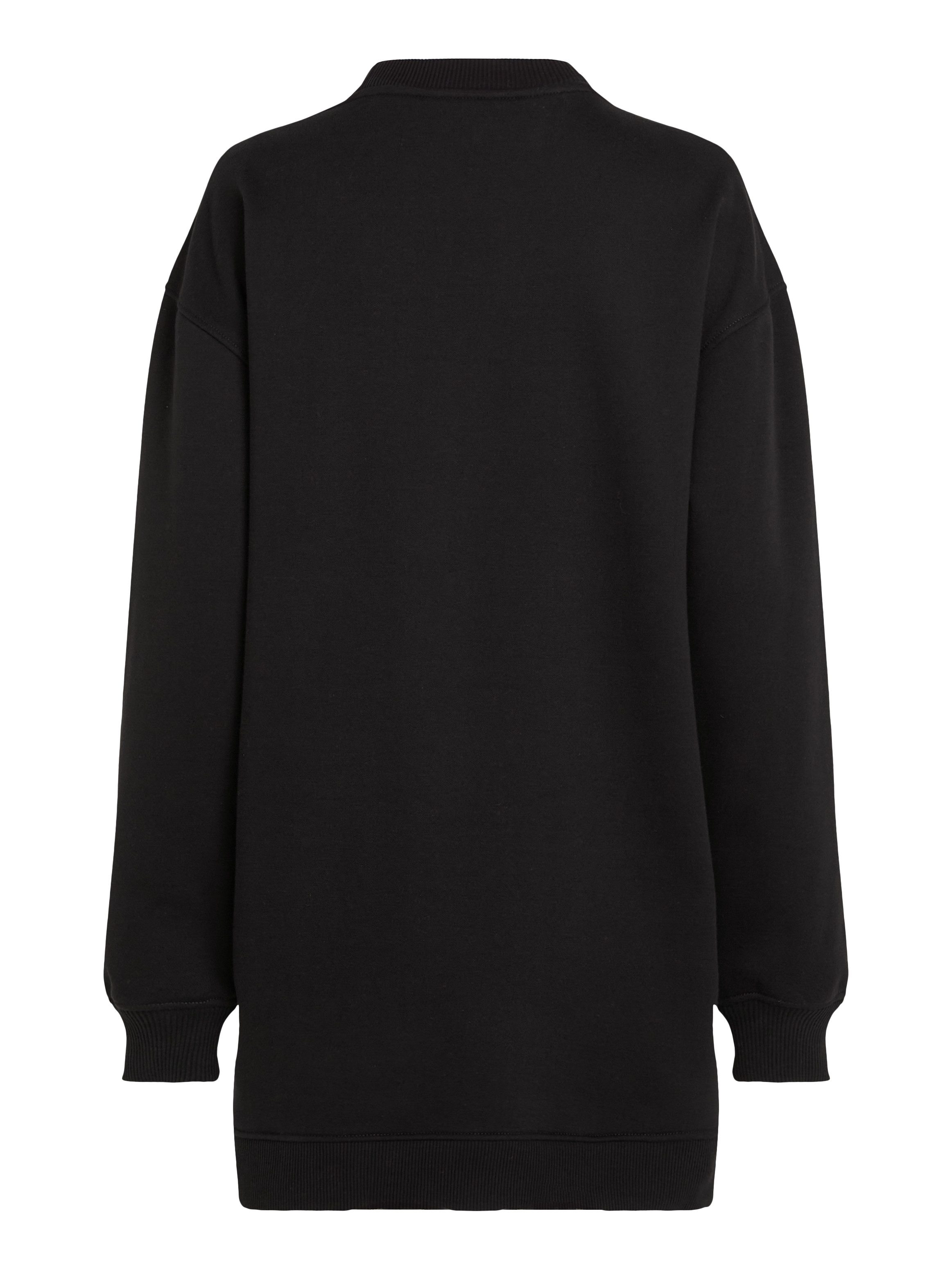 Calvin Klein Sweatjurk EMBROIDERED MONOLOGO CREW DRESS