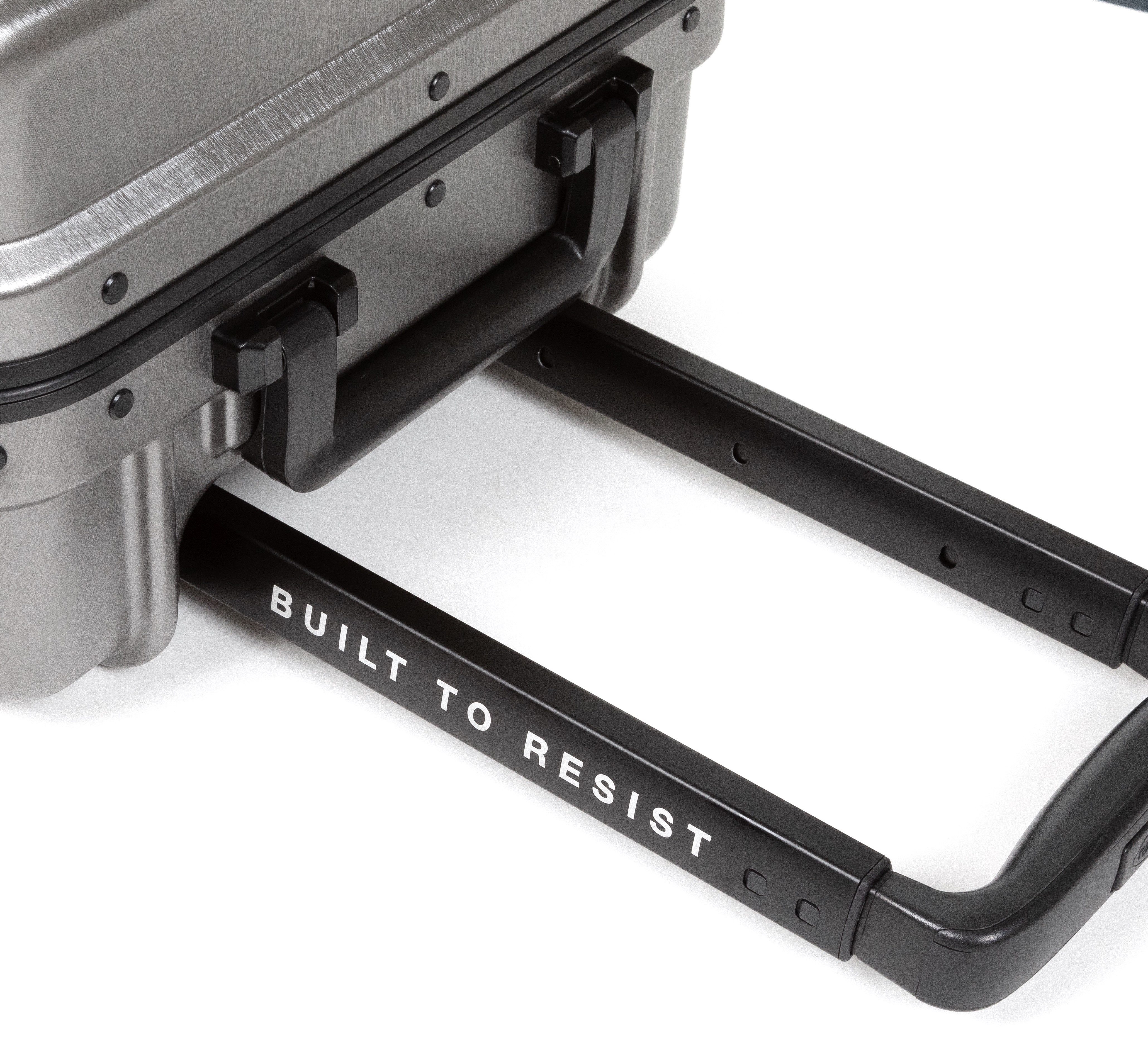 Eastpak Hardshell-trolley RESIST'R CASE S BRUSHED METAL met 30 jaar garantie