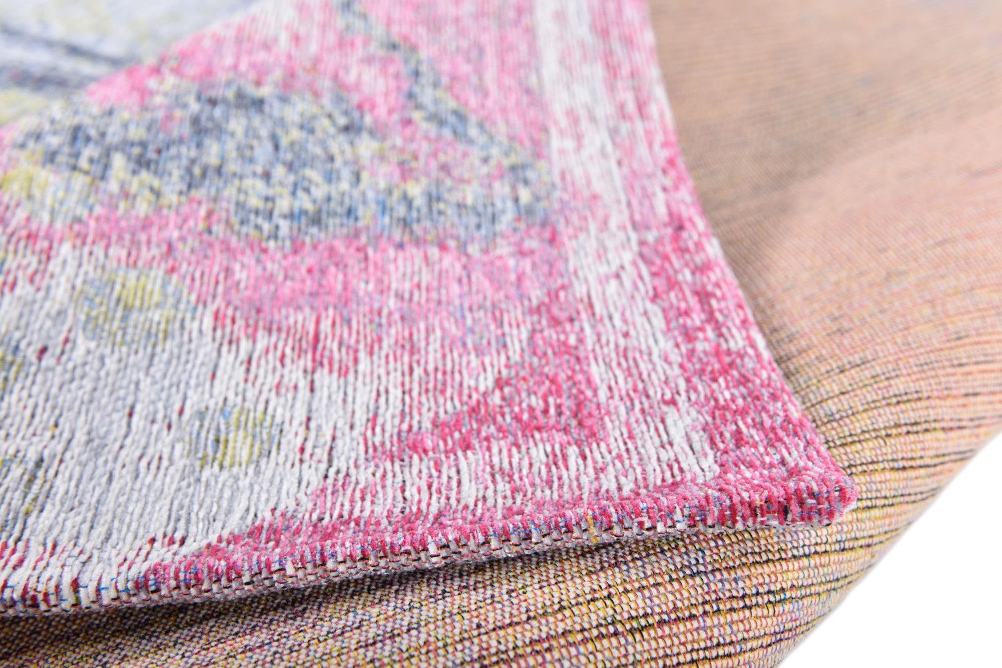 Gino Falcone Vloerkleed Cosima-111 plat geweven jacquard-vloerkleed, met chenillegaren, modern design