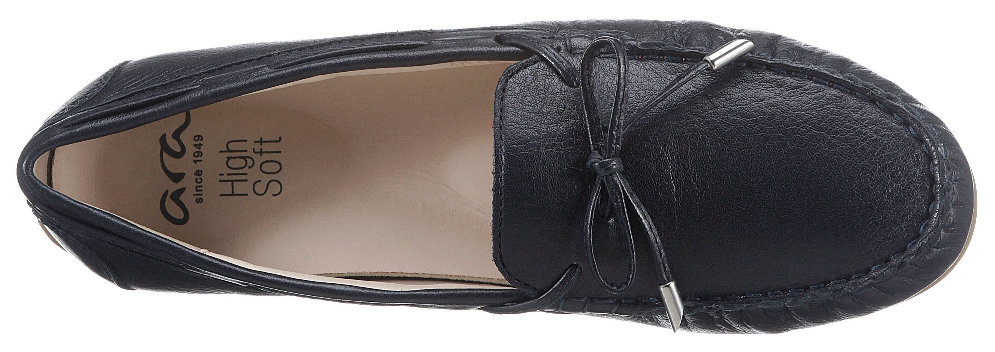 Ara Mocassins ALABAMA Slipper, vrijetijdsschoen met High Soft verwisselbare inlegzool in breedte G