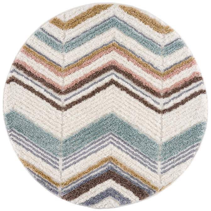 Carpet City Hoogpolig vloerkleed Focus 3009 Boho-tapijt, hoog-laag patroon / 3D-effect, voor woonkamer, slaapkamer