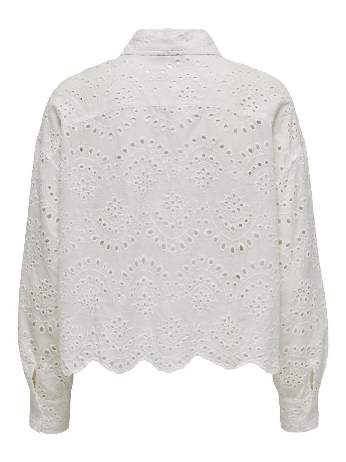 Only Blouse met lange mouwen ONLVALAIS L/S SHIRT WVN NOOS