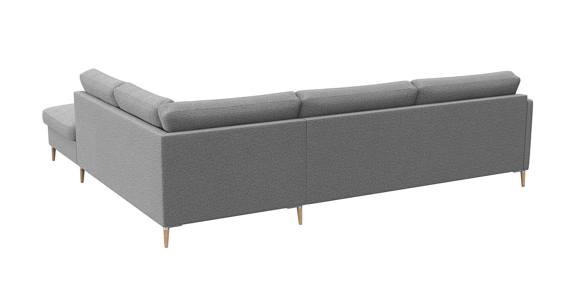 FLEXLUX Hoekbank Fiore, super zitcomfort door koudschuim in de zitting, L-vorm