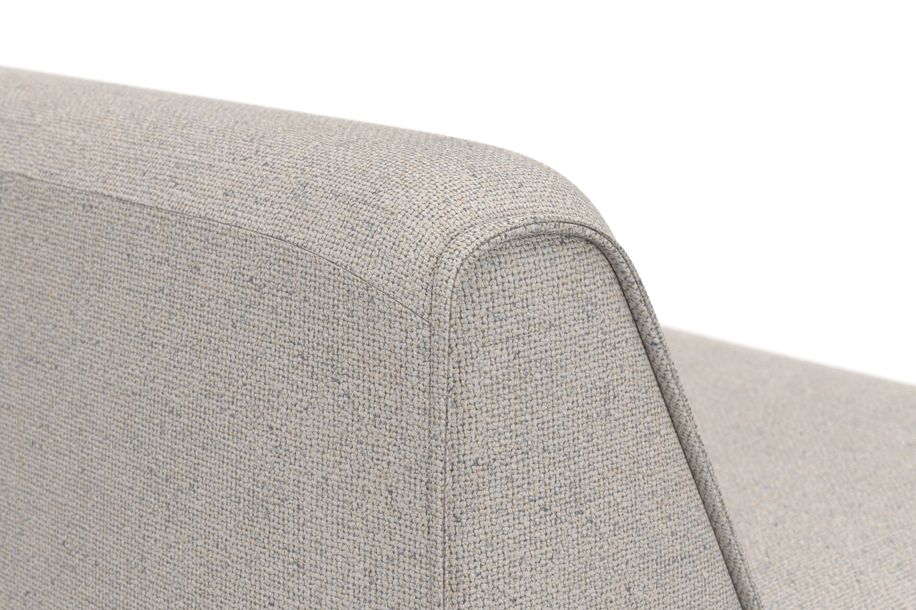 RAUM.ID Fauteuil Merid sofa-middenelement, afmetingen B/D/H: 84/97/46 cm als module of apart te gebruiken, voor individuele samenstelling