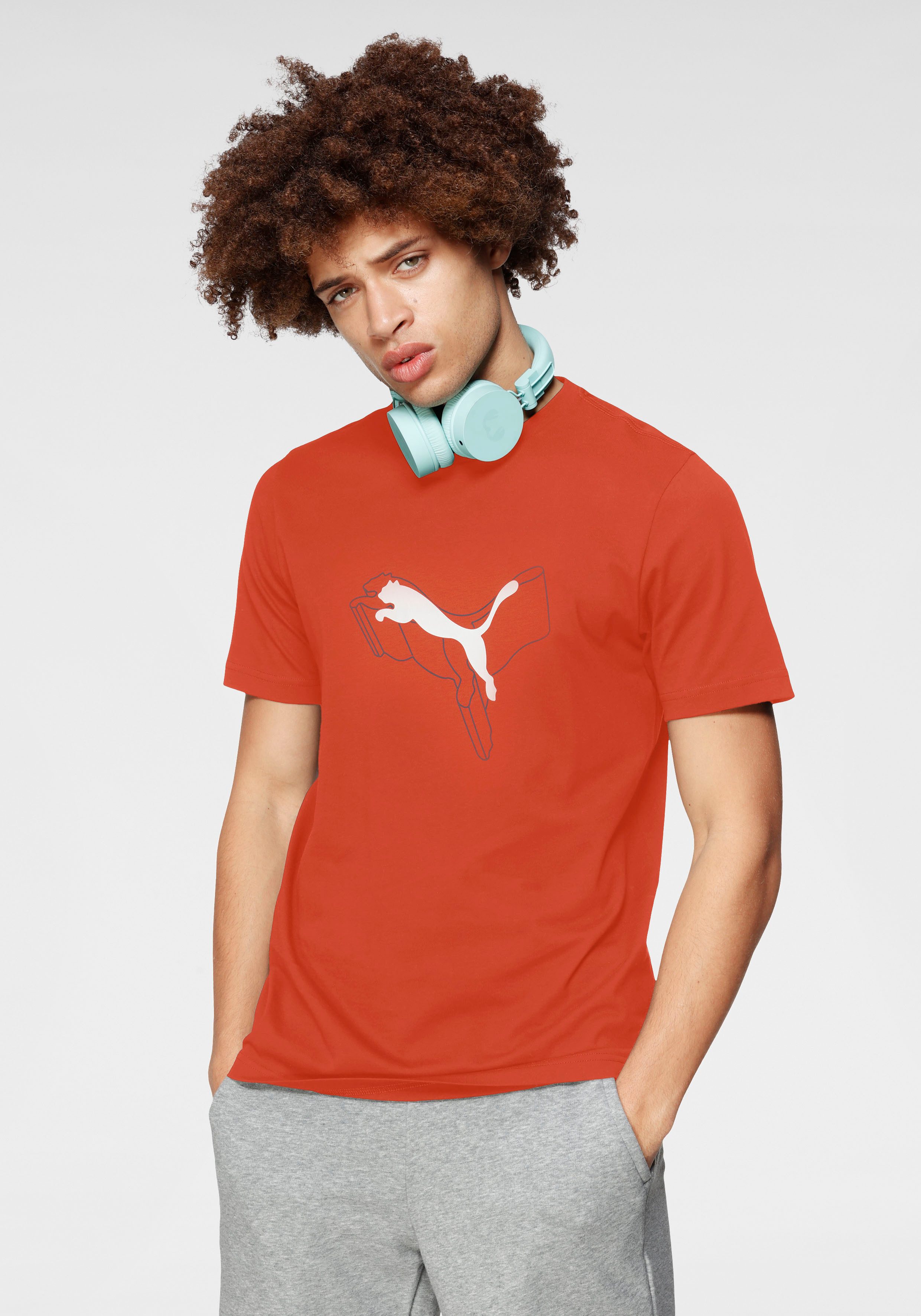 PUMA T-shirt ESS+ LOGO LAB CAT TEE