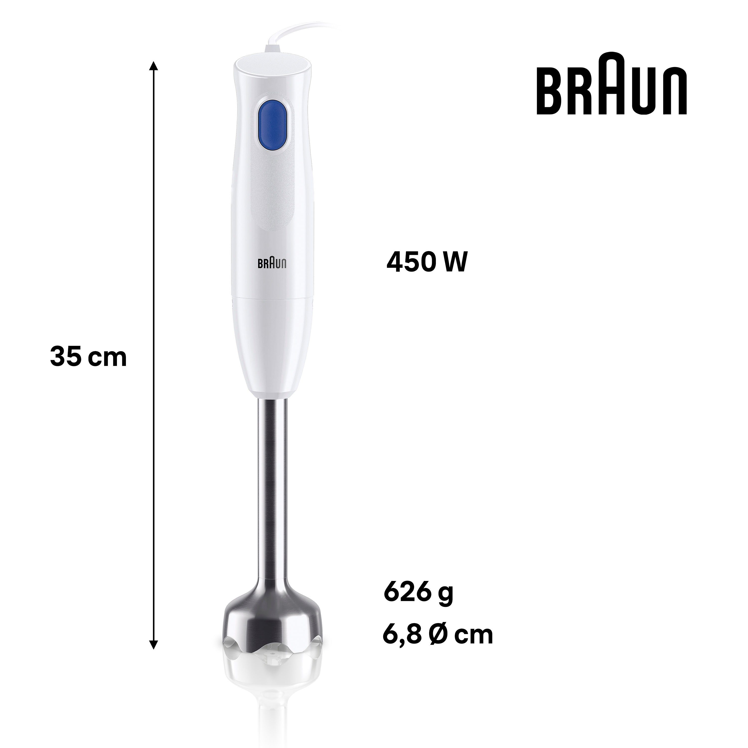 Braun Staafmixer MQ 10.001M WH MultiQuick 1