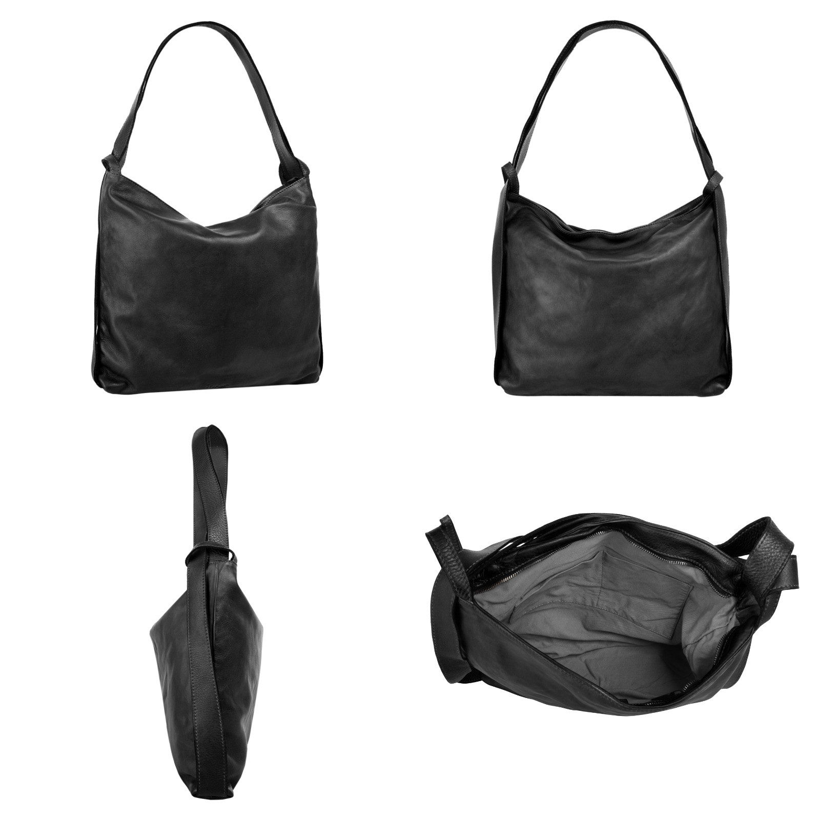 Forty Degrees Shopper echt leer, made in italy