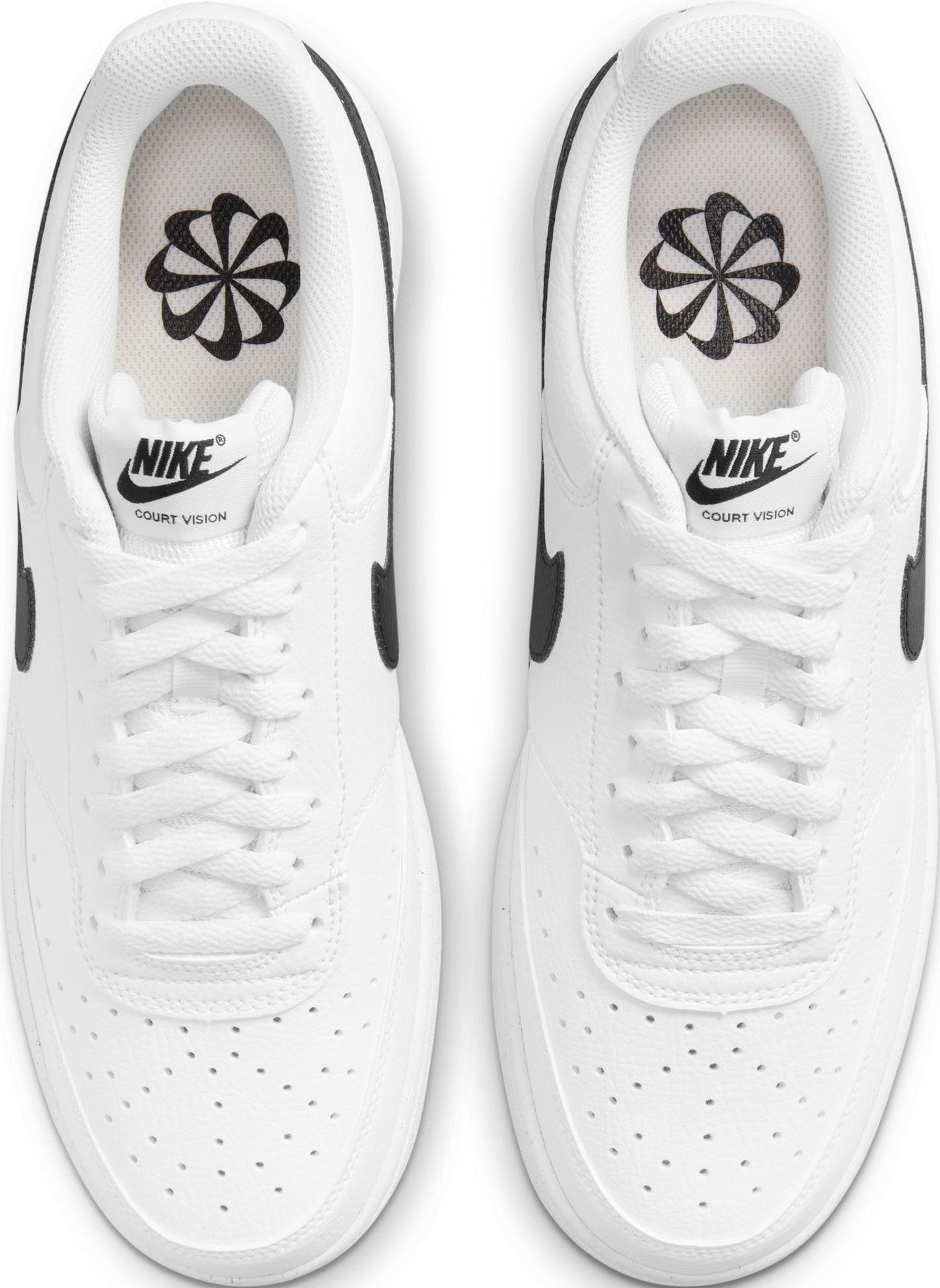 Nike Sportswear Sneakers COURT VISION LOW NEXT NATURE Design in de voetsporen van de Air Force 1