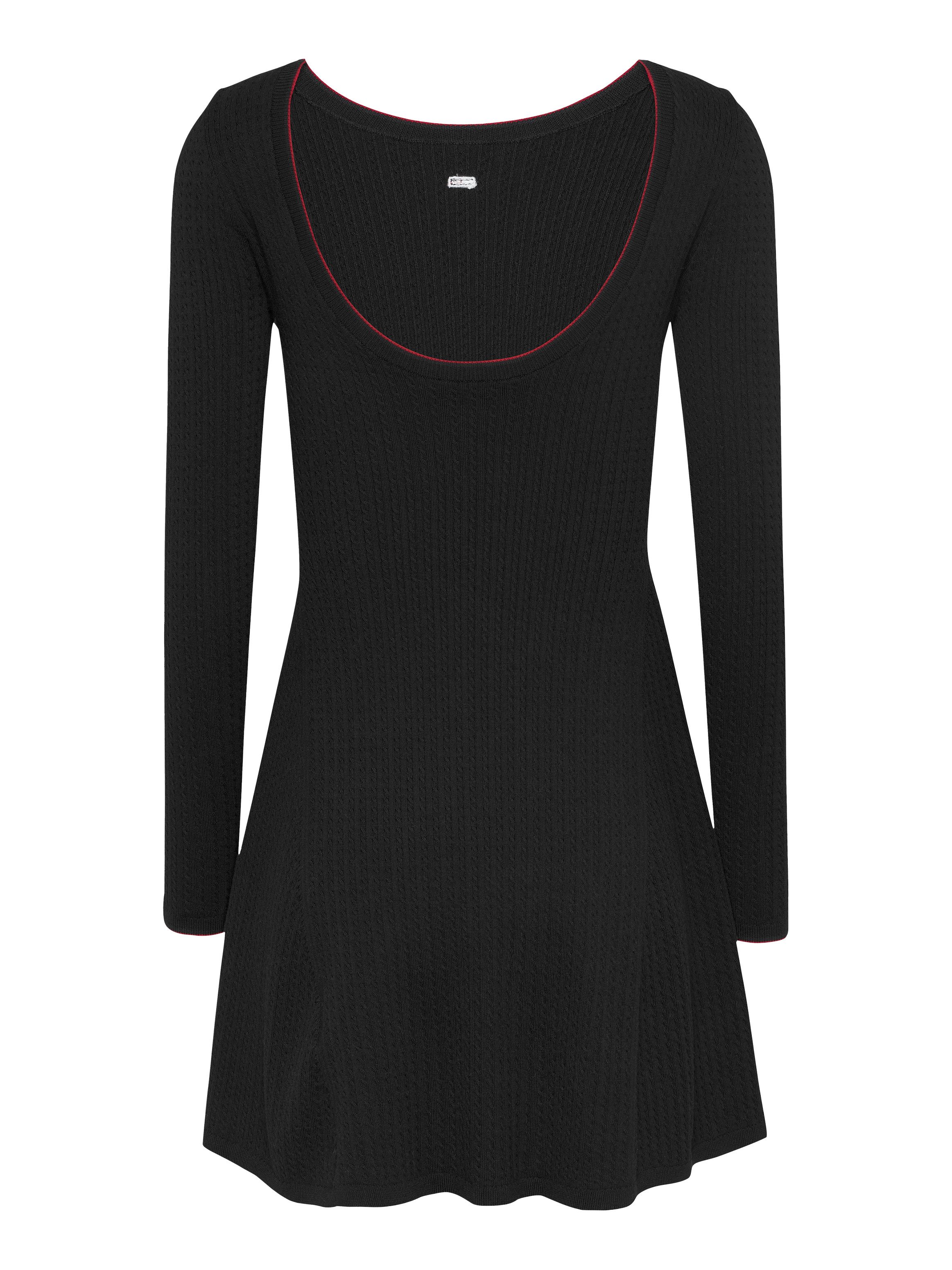 TOMMY JEANS Gebreide jurk TJW F&F CABLE SWEATER DRESS