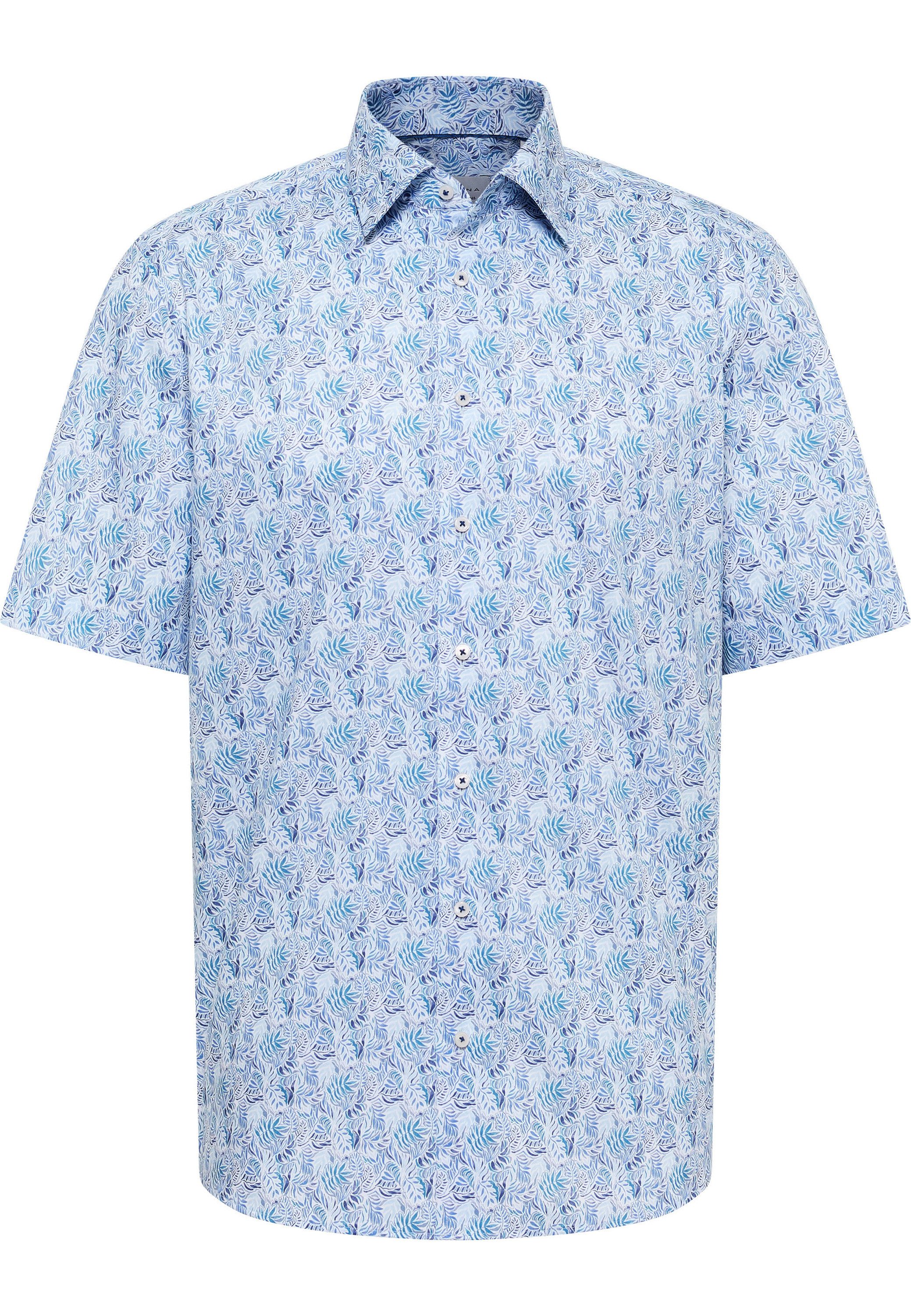 Eterna Overhemd met korte mouwen MODERN FIT NON IRON (strijkvrij)