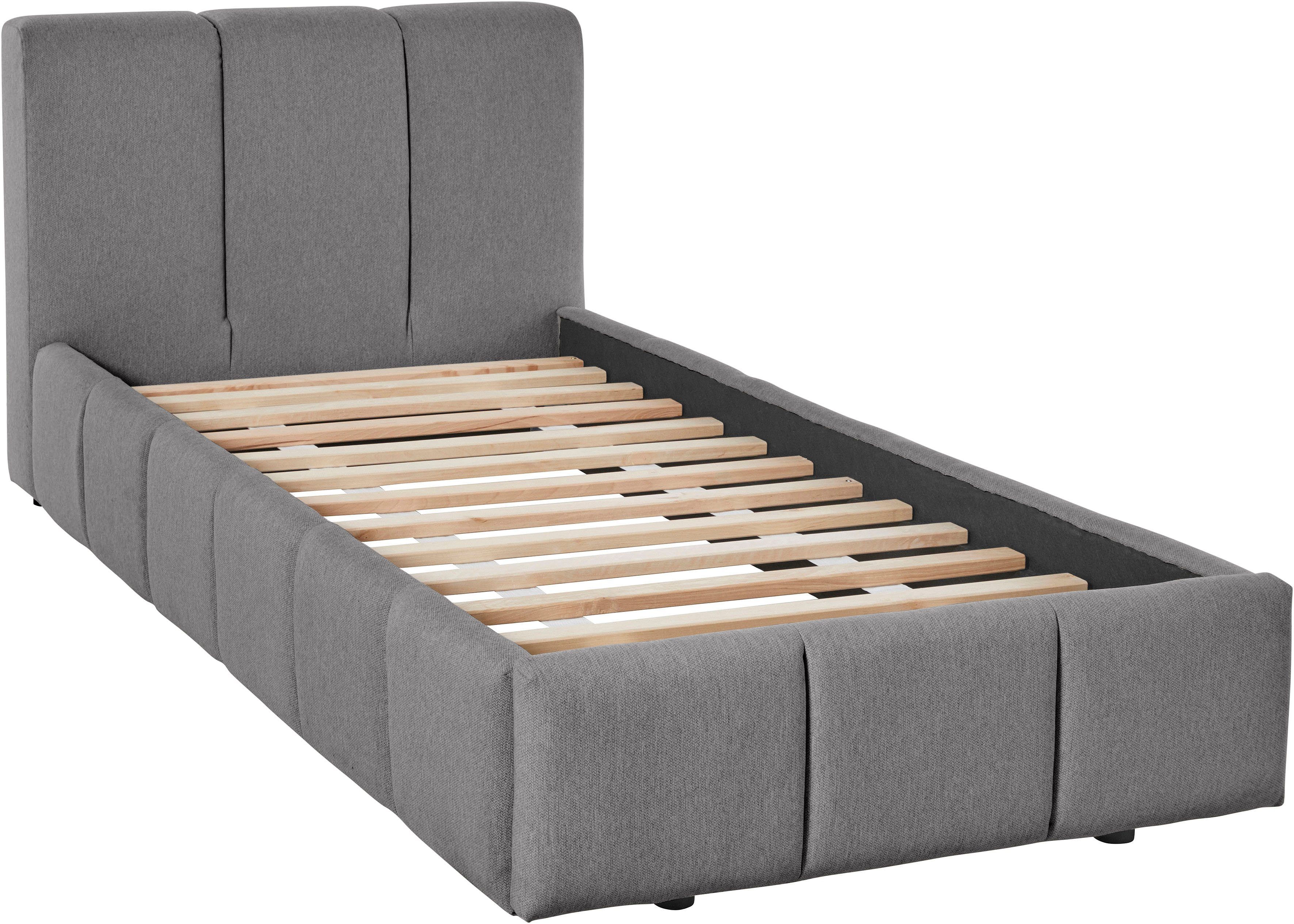 LeGer Home by Lena Gercke Gestoffeerd bed Maileen in 5 breedten en 3 kleuren, incl. rolbodem