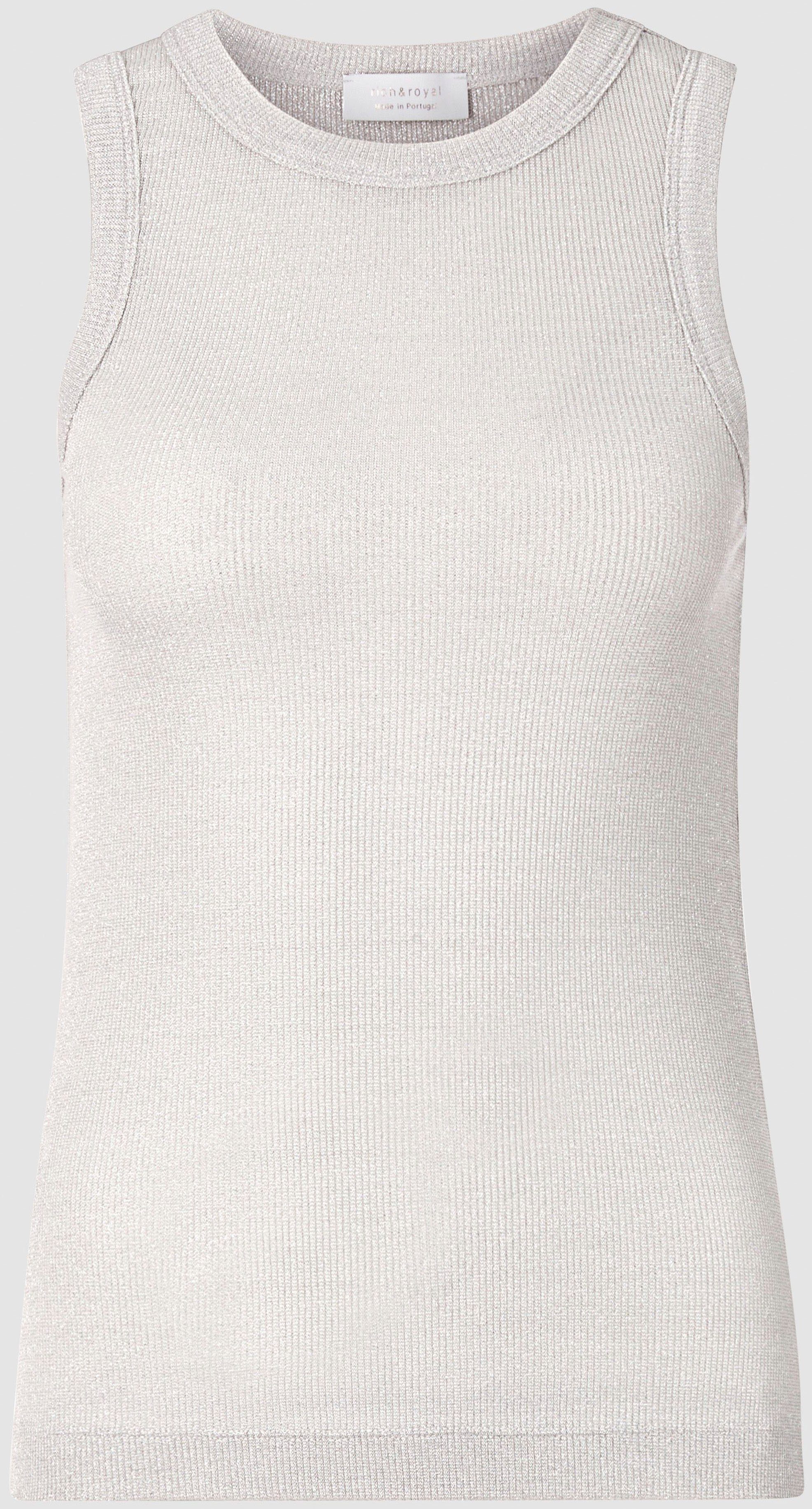 Rich & Royal Shirttop gemaakt van glanzende stof