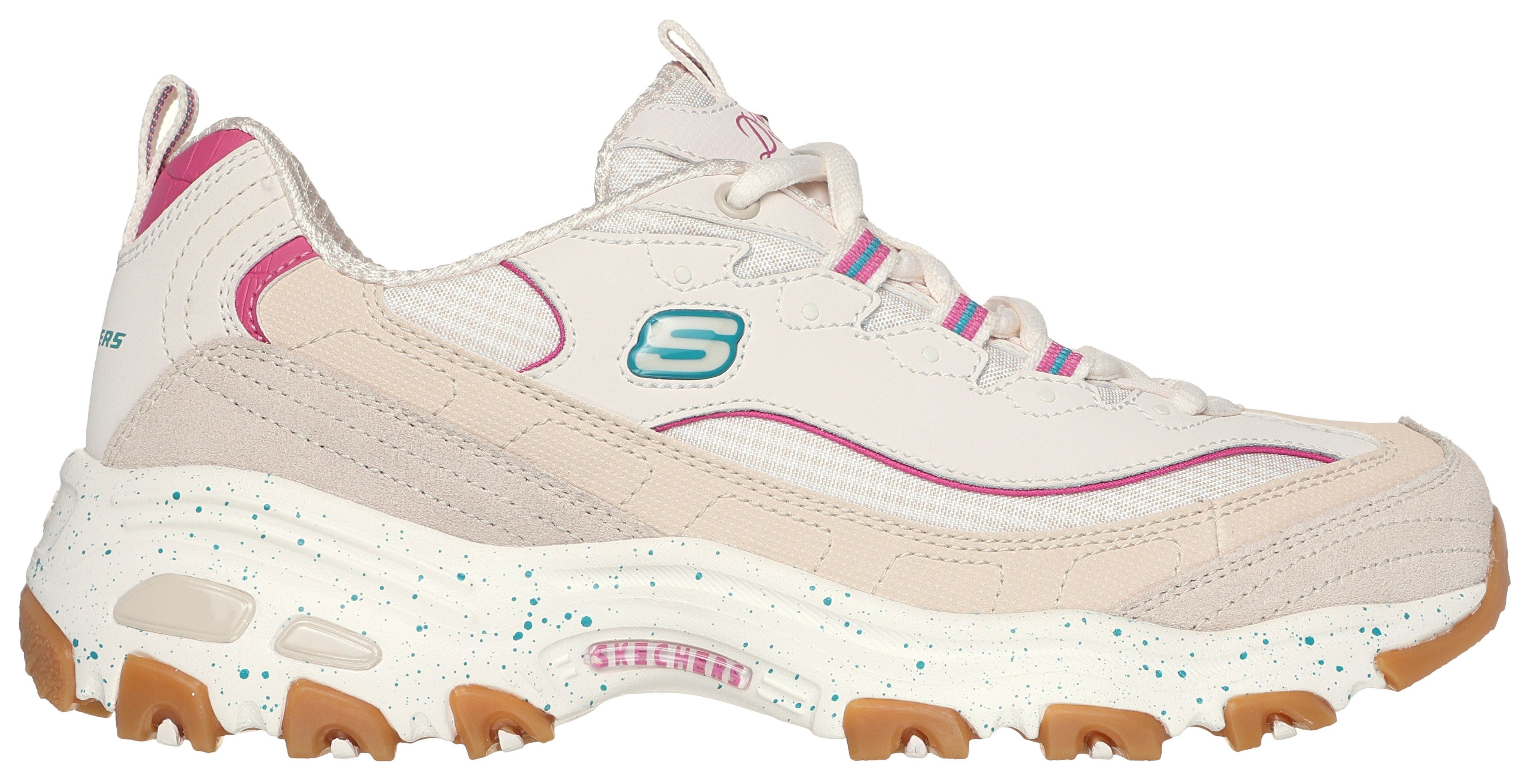 Skechers Sneakers D'LITES-BOLD VIEWS vrijetijdsschoen, lage schoen, veterschoen met air-cooled memory foam
