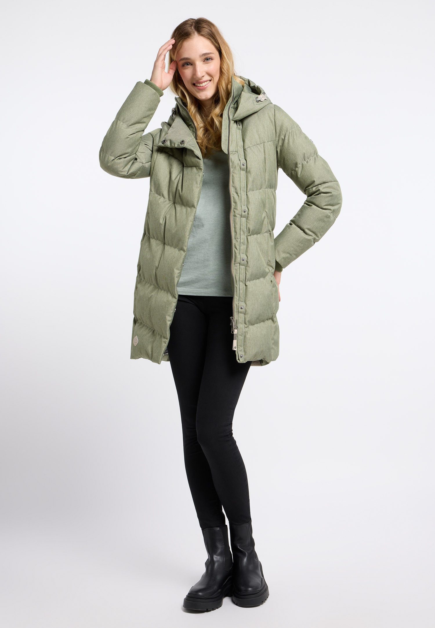 Ragwear Gewatteerde jas PAVLA waterafstotende en verwarmende quiltmantel voor de winter