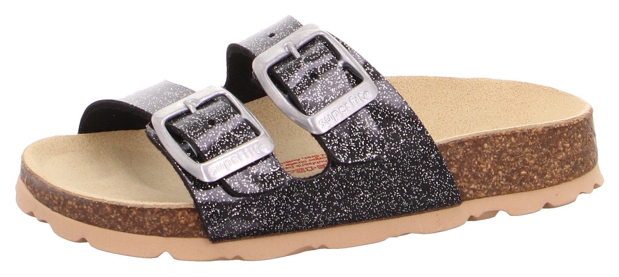 Superfit Slippers Voetbedpantoffels VIOS WMS: middel , slippers, pantoffel met glitter, maat...