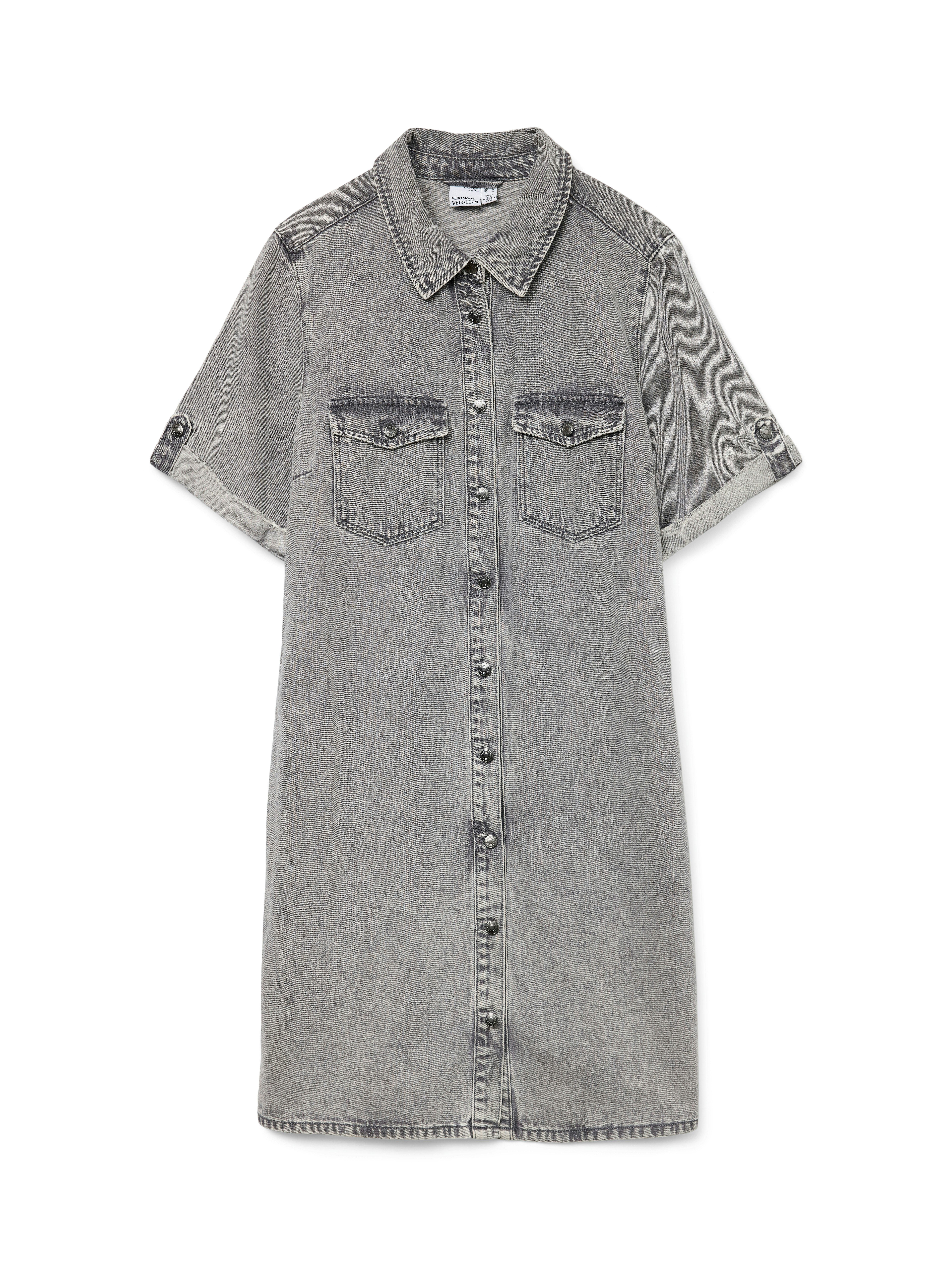 Vero Moda Jeans jurk VMJENNIE SS SHORT DENIM DRESS NOOS