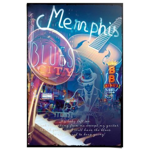 Reinders! Poster Memphis Blues City
