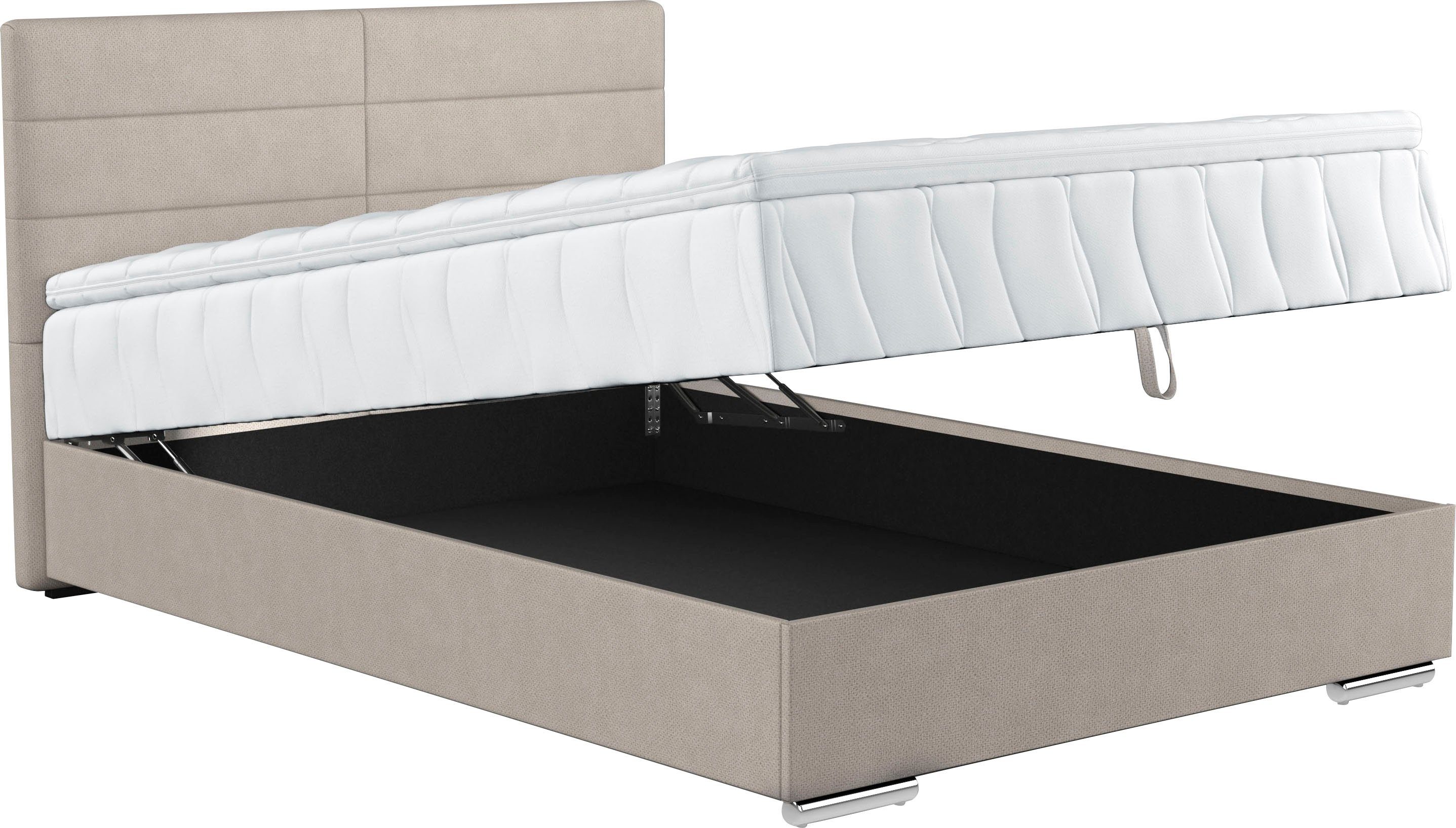 COTTA Boxspring Tom met bedkist, topmatras en sierkussen